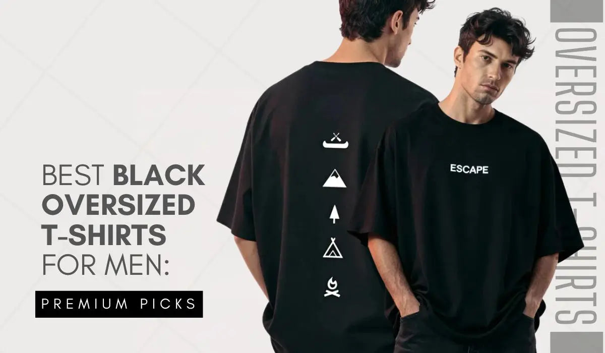 Best Black Oversized T-Shirts for Men: Premium Picks