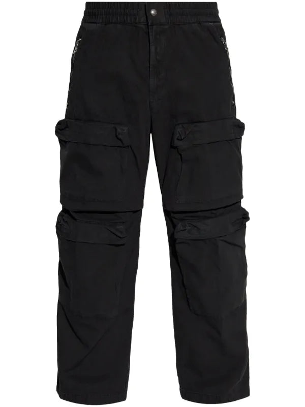 Men Cargo Jeans- Straight fit with utility pockets