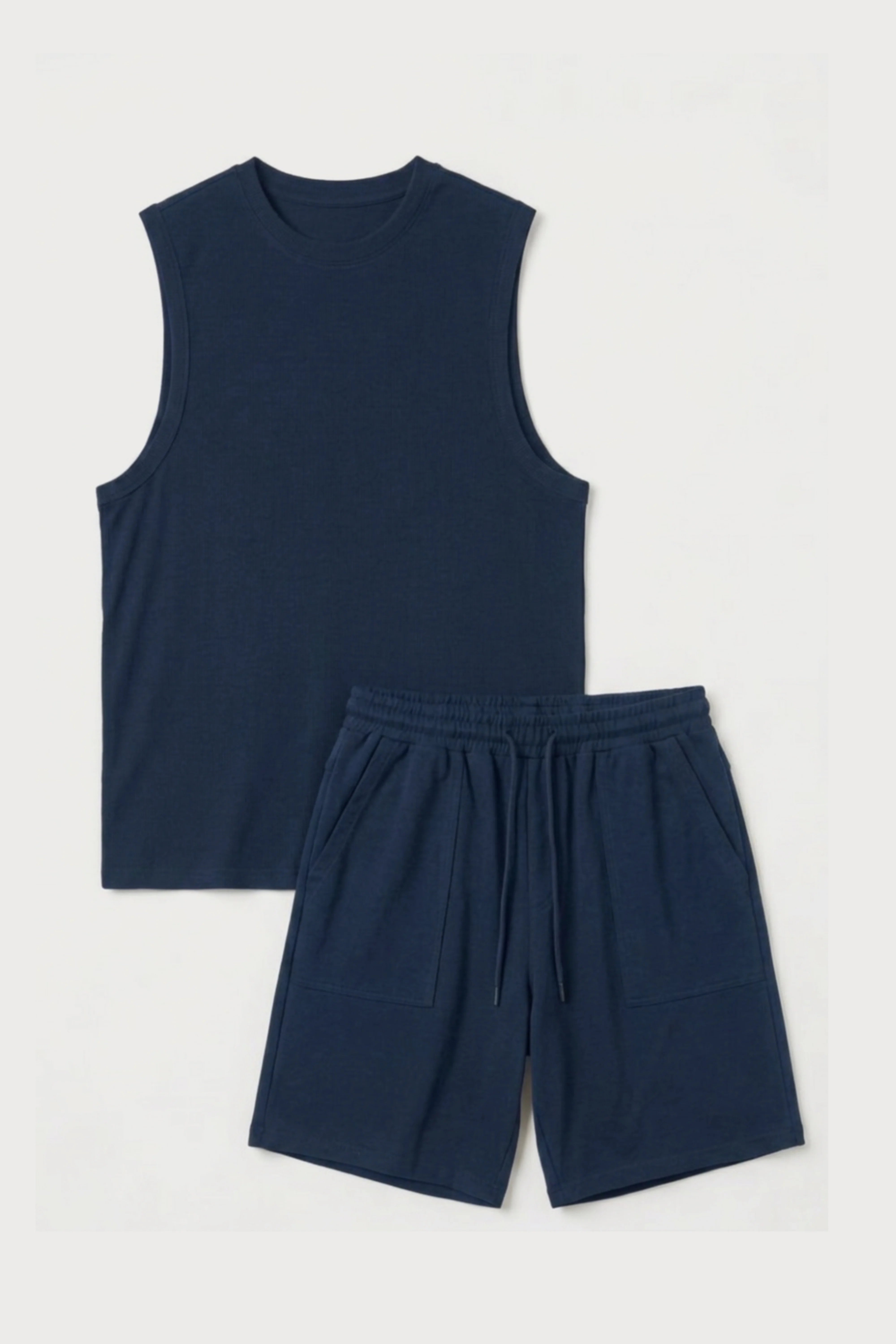 Men’s Blue loosefit bamboo cotton co-ord set