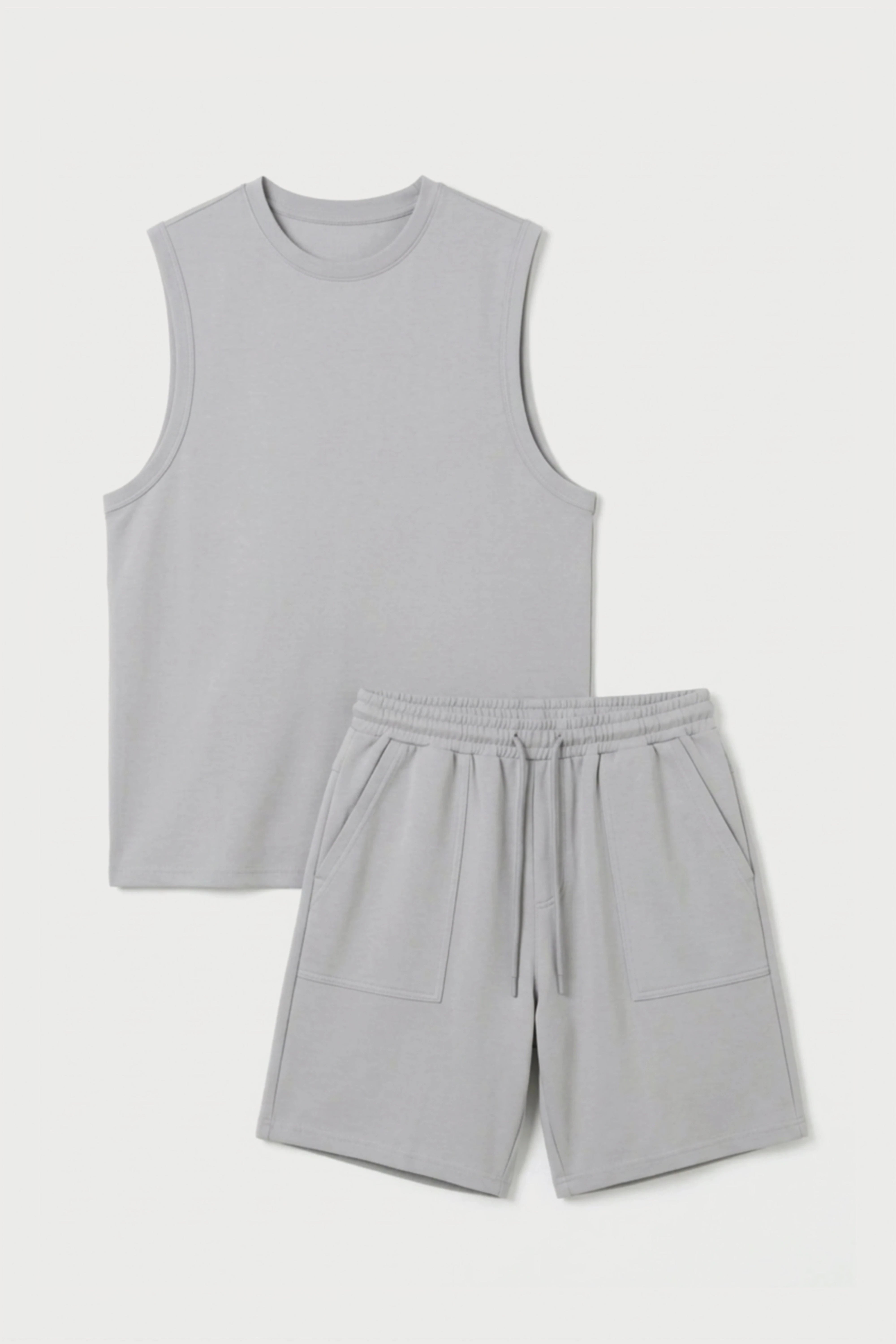 Men’s Grey loosefit bamboo cotton co-ord set