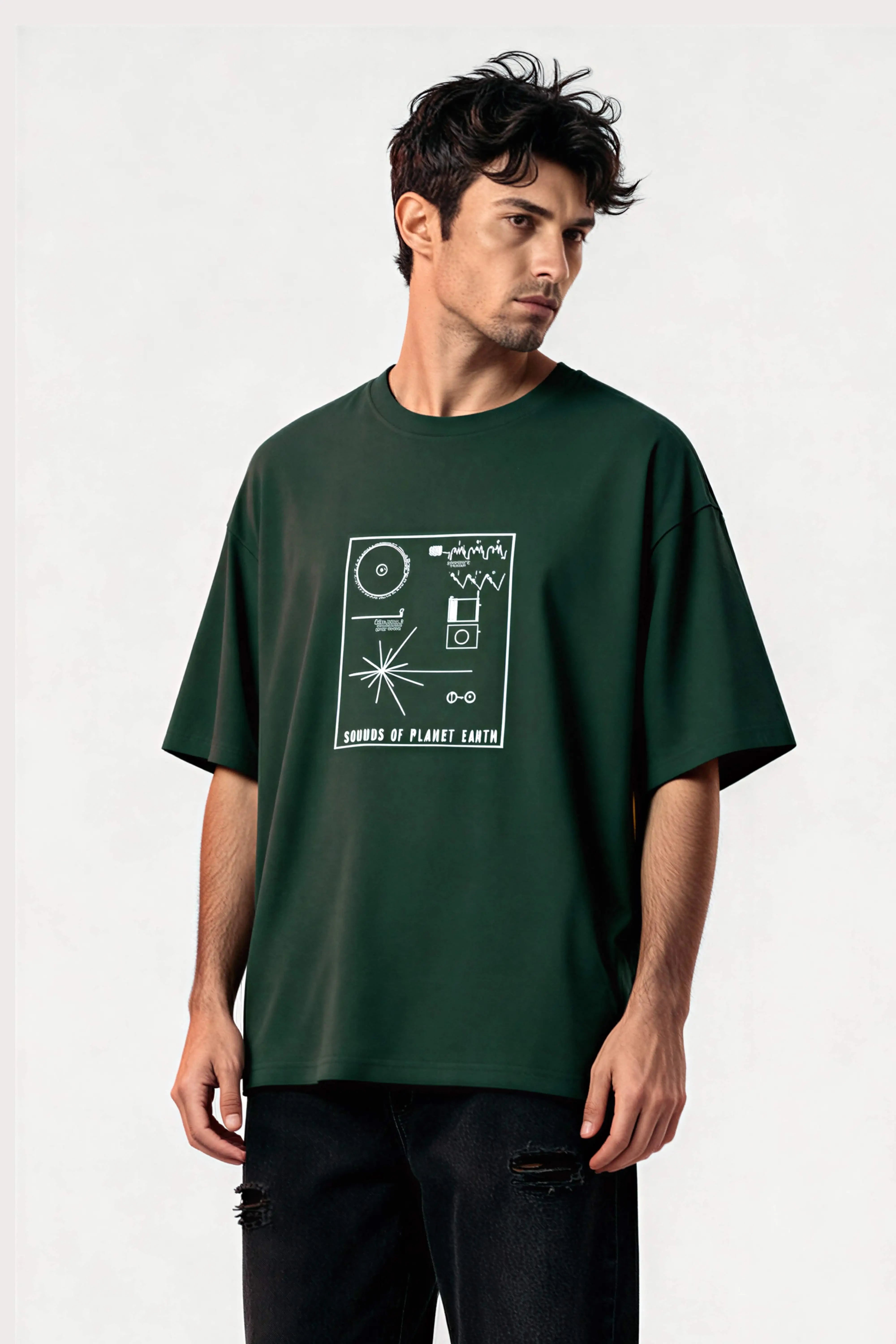 Men obsession green tshirt SOPE logo