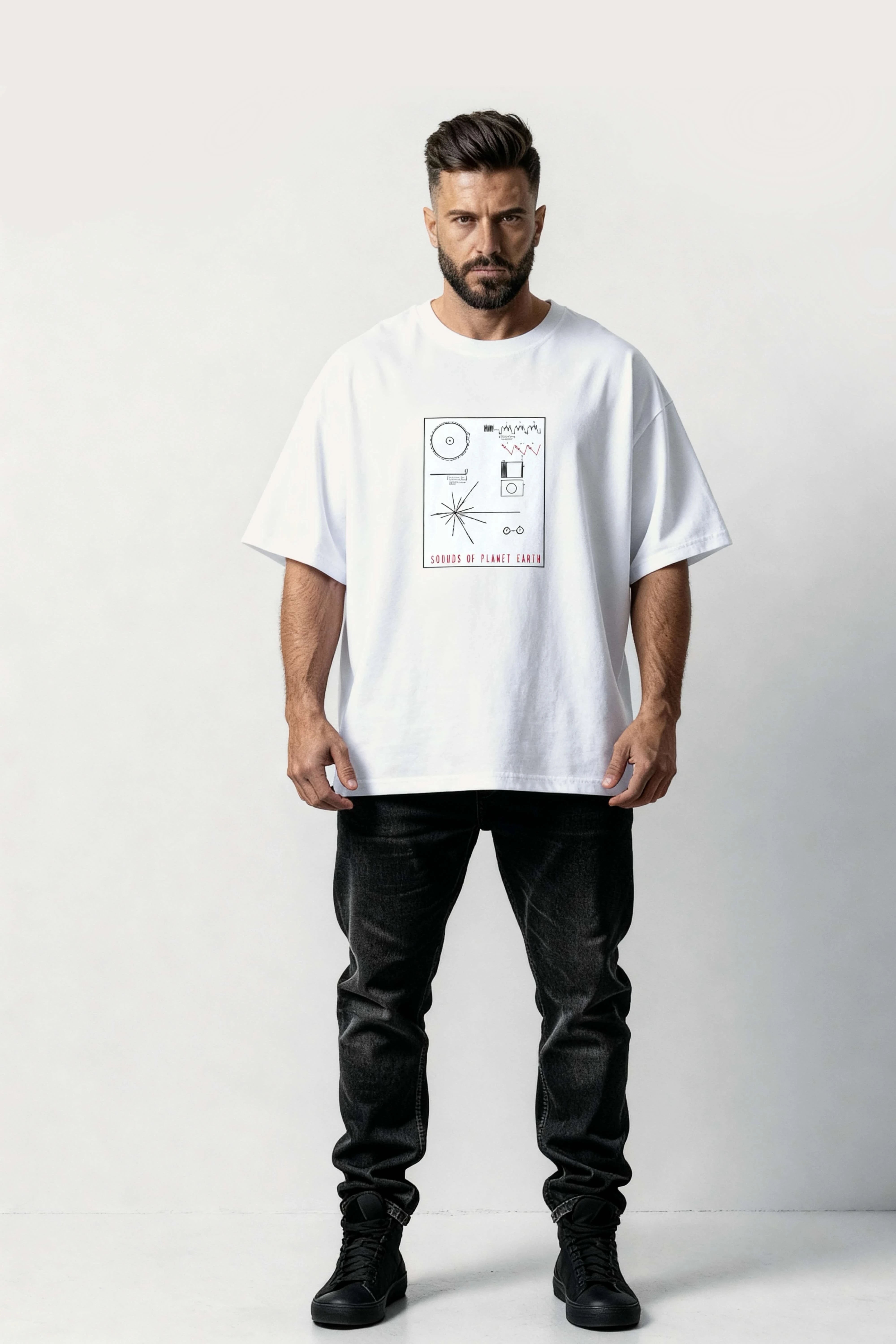 Men obsession white tshirt SOPE model
