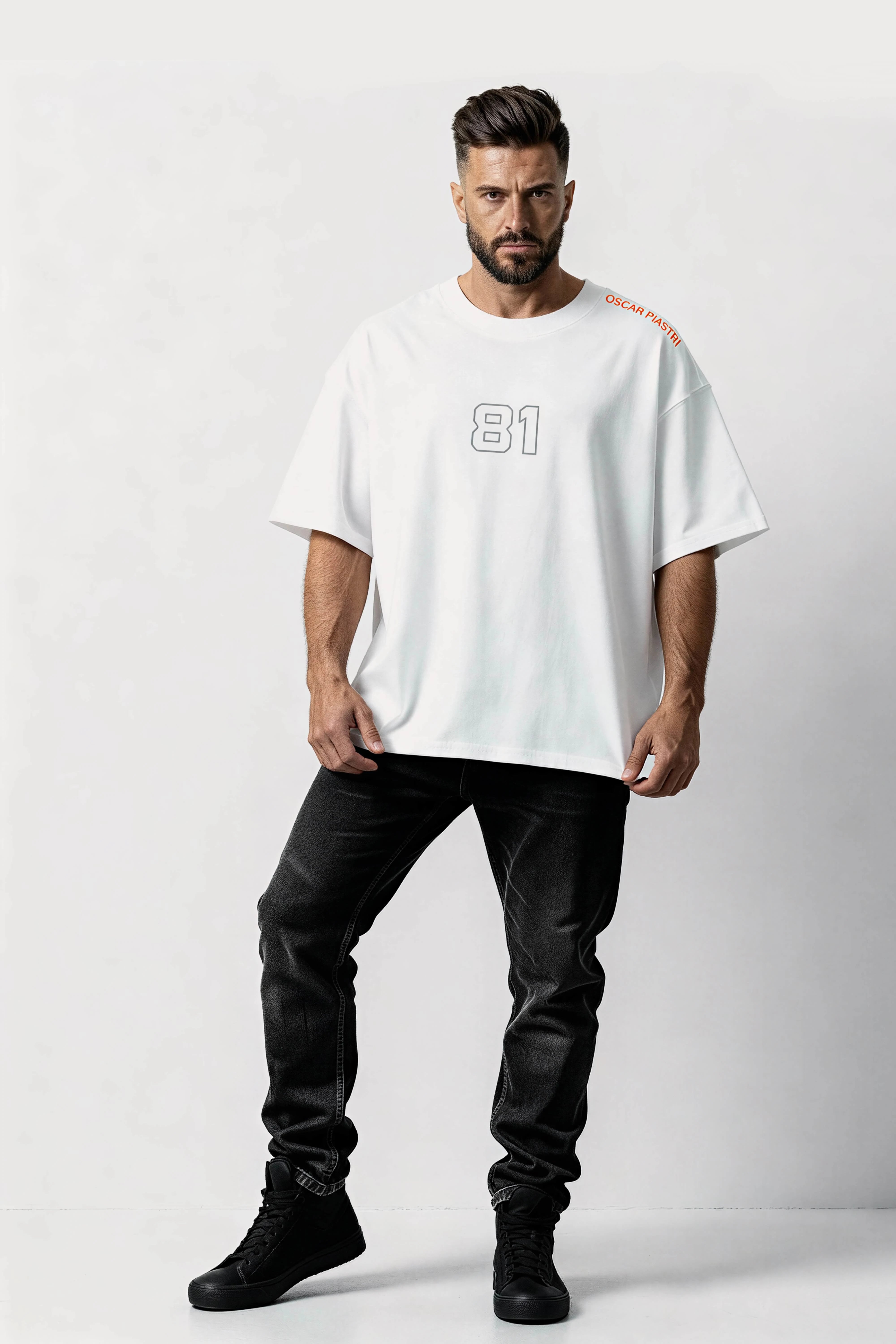 Oversized White T-Shirt – 81