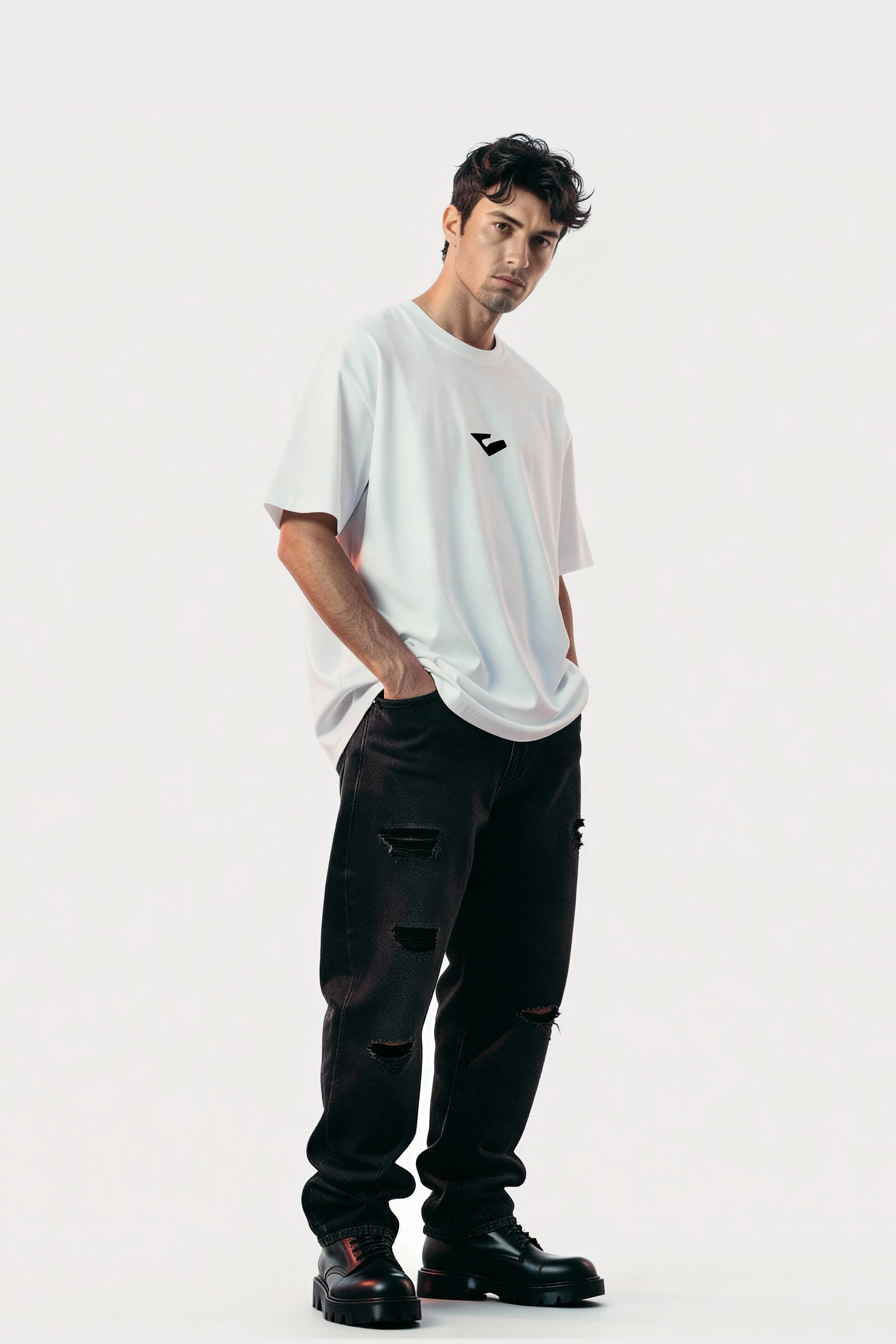 Oversized White T-Shirt – Circuit