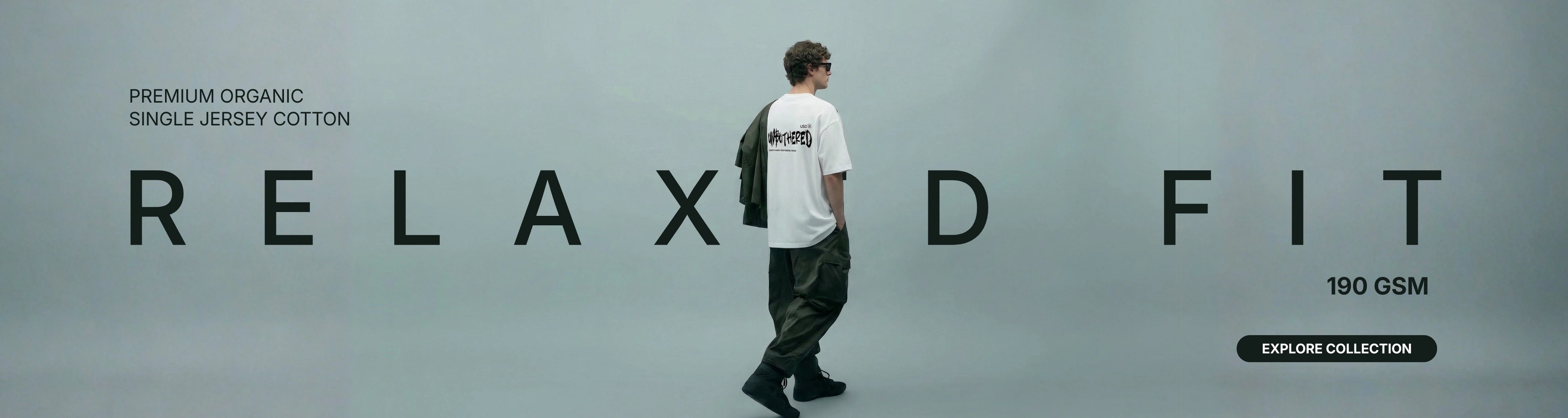 Relaxed fit t-shirt banner