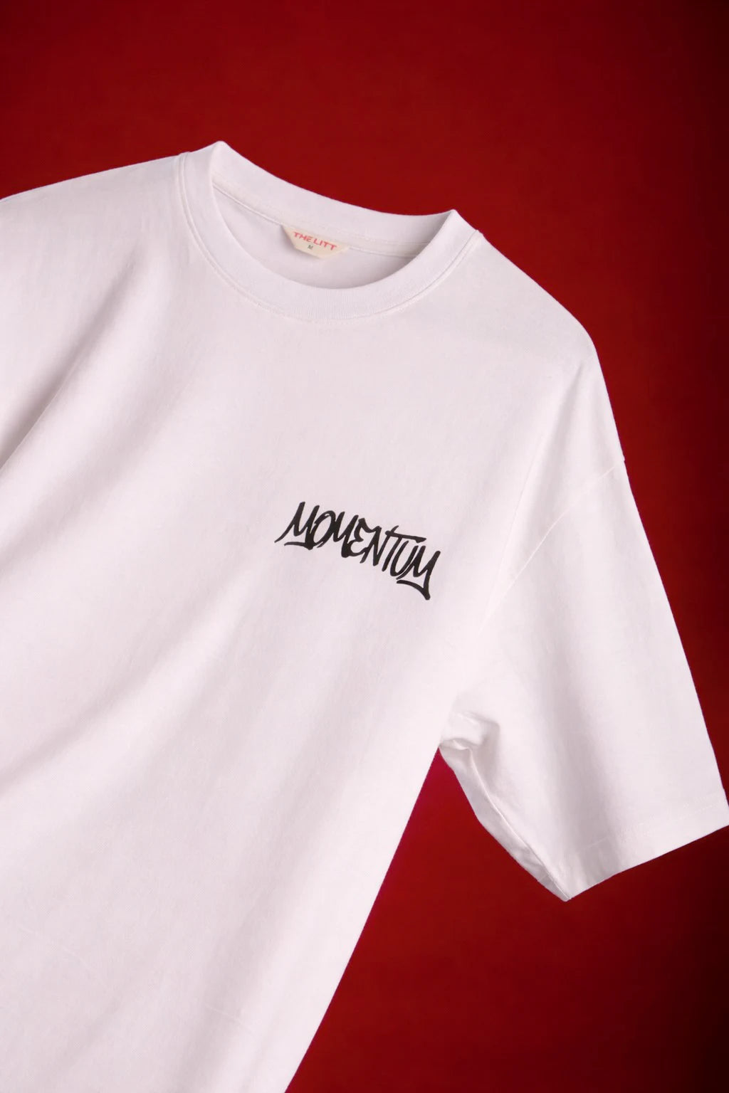 Relaxed Fit Momentum White T‑Shirt for Men