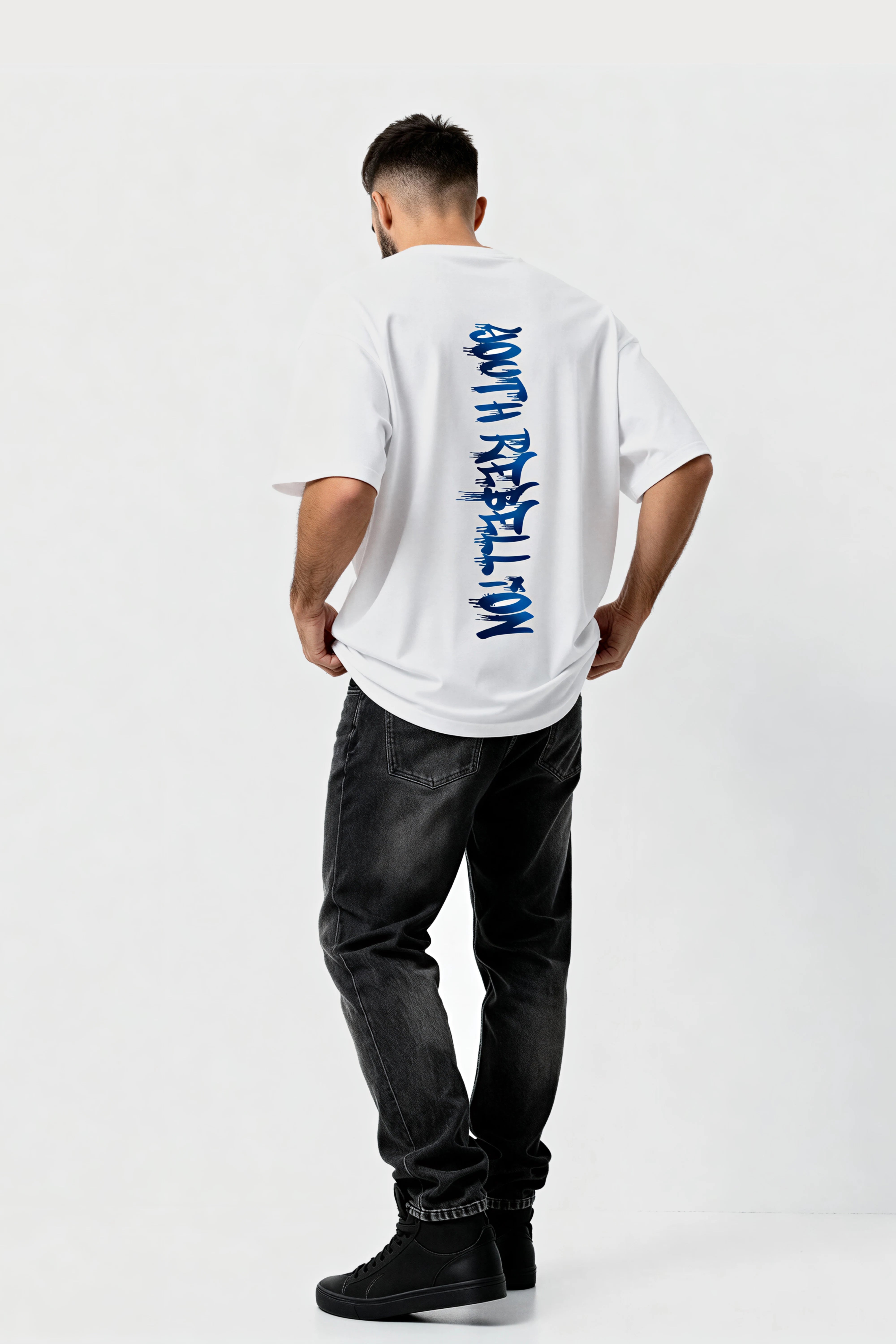 men-RelaxedFit-white-tshirt-Youth-rebellion-folded