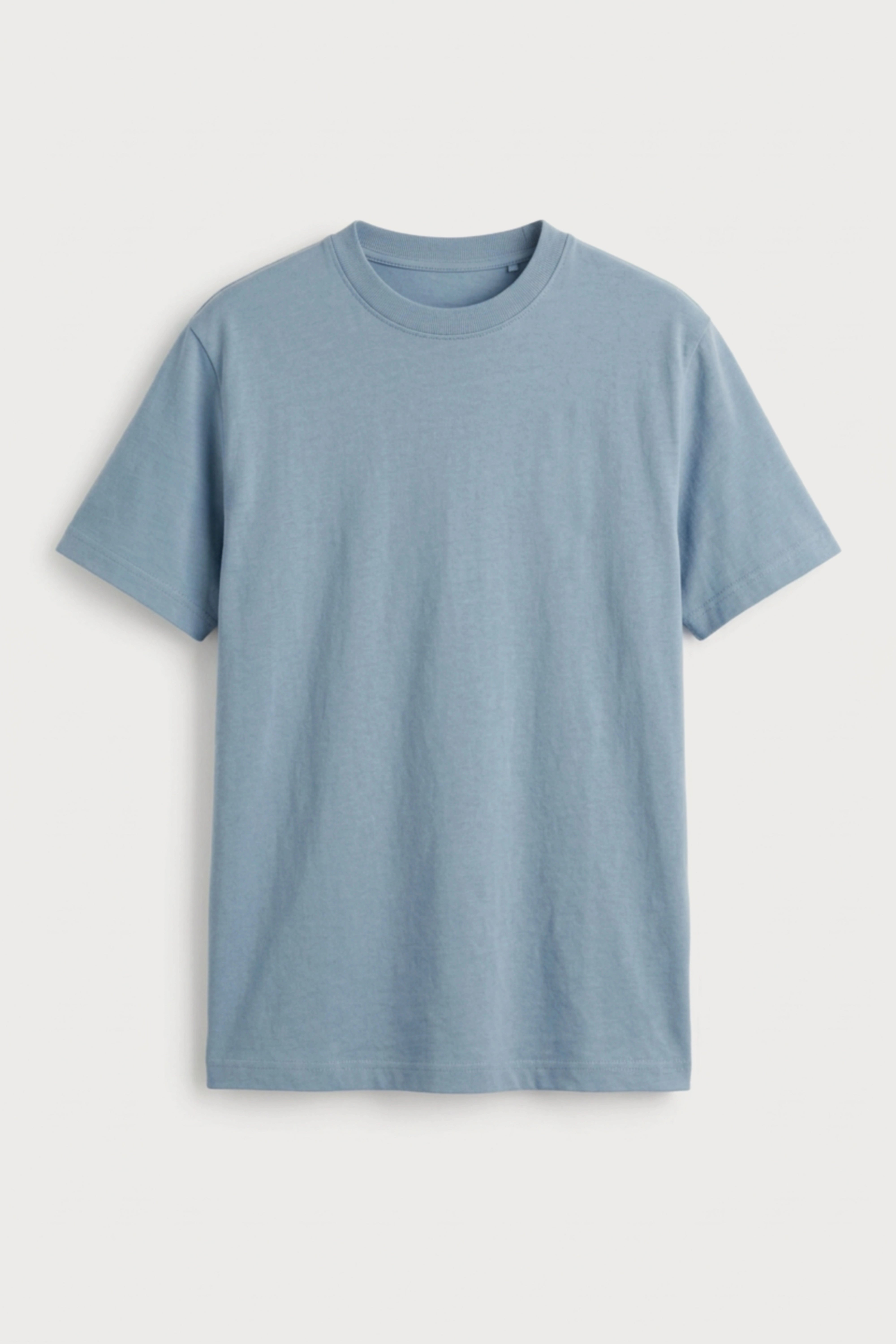 Men's dusty blue classic fit Cotton T-Shirt