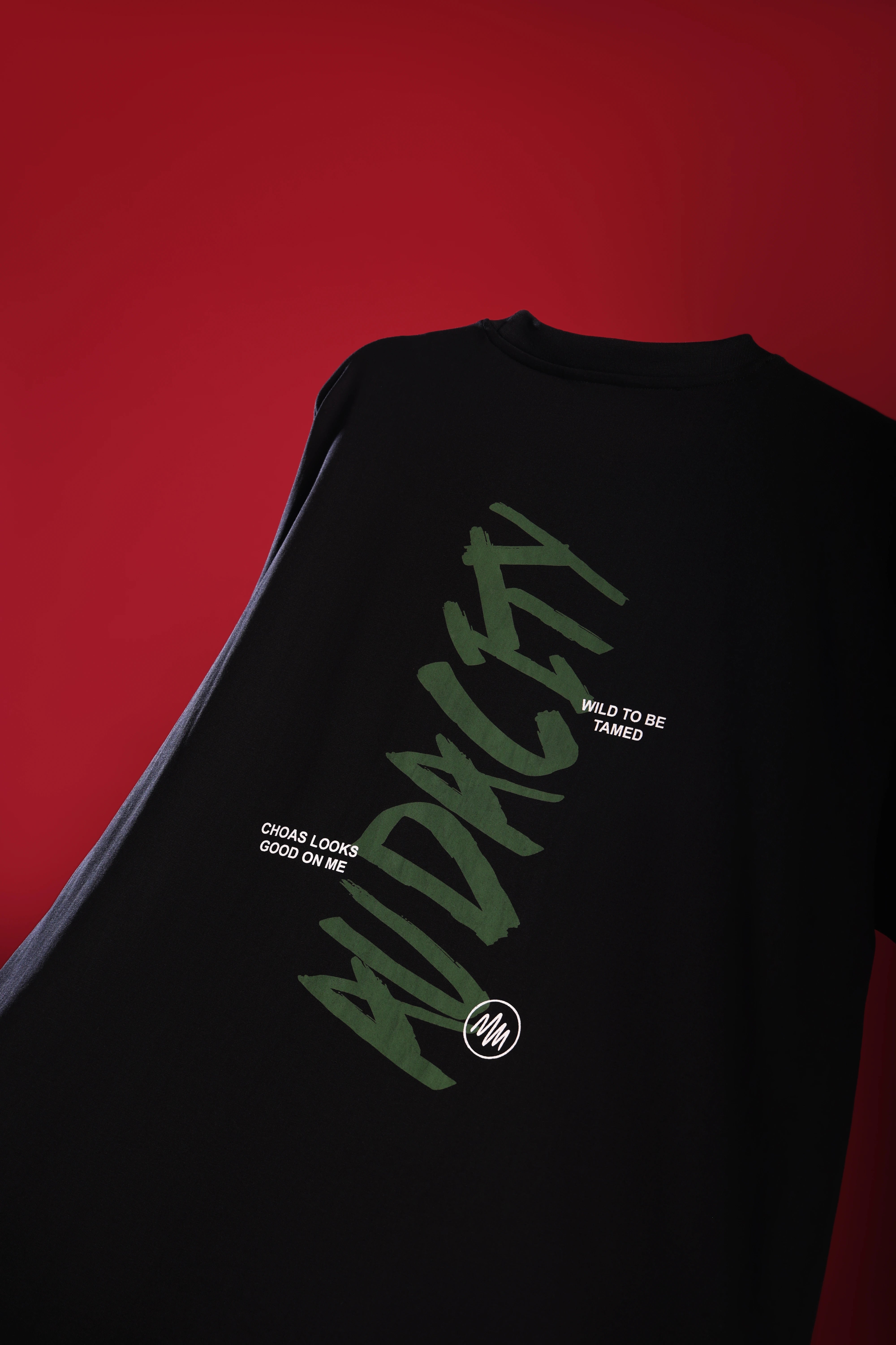 Relaxed Fit Audacity Black T-Shirt for Men