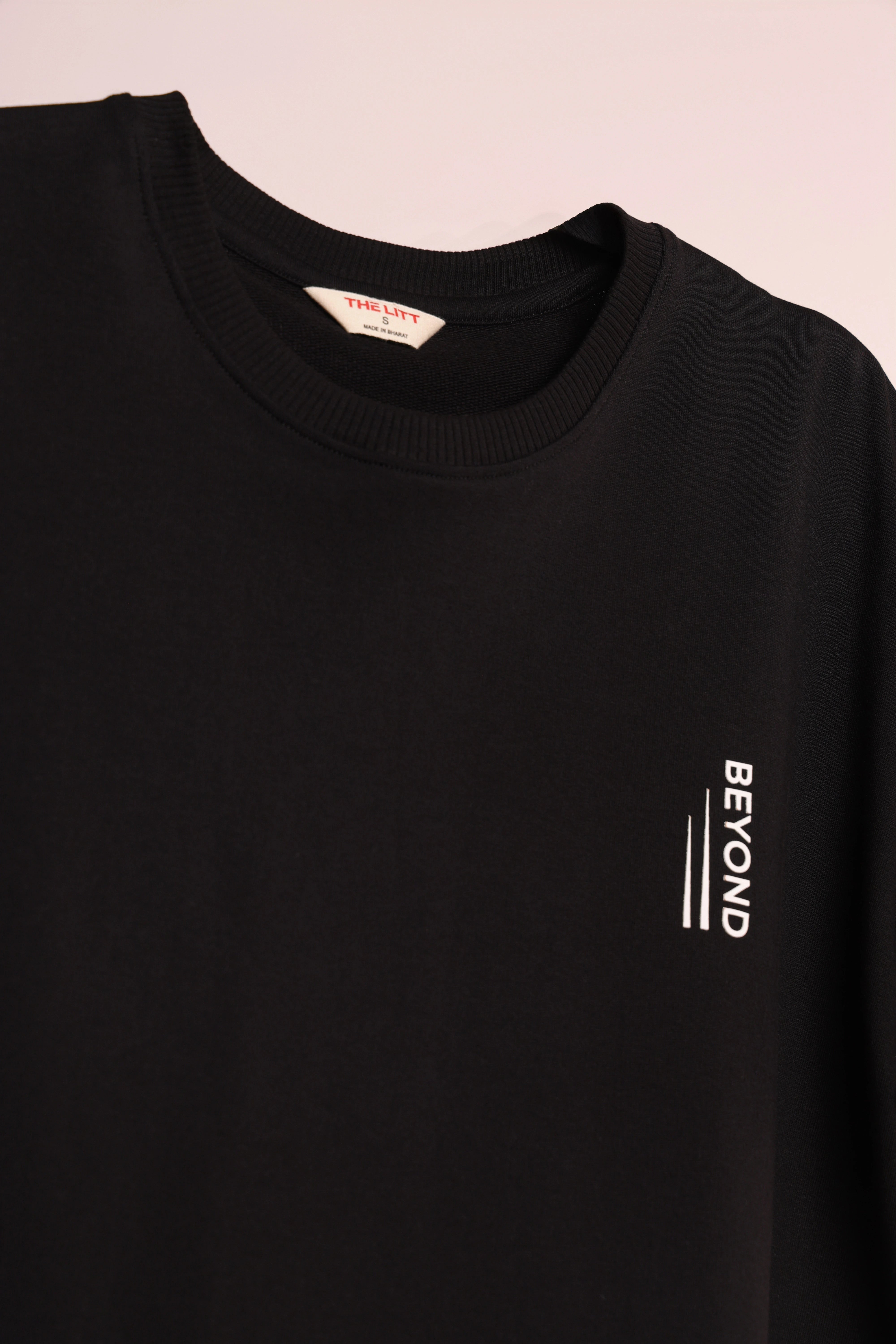 Oversized Black T-Shirt – Beyond