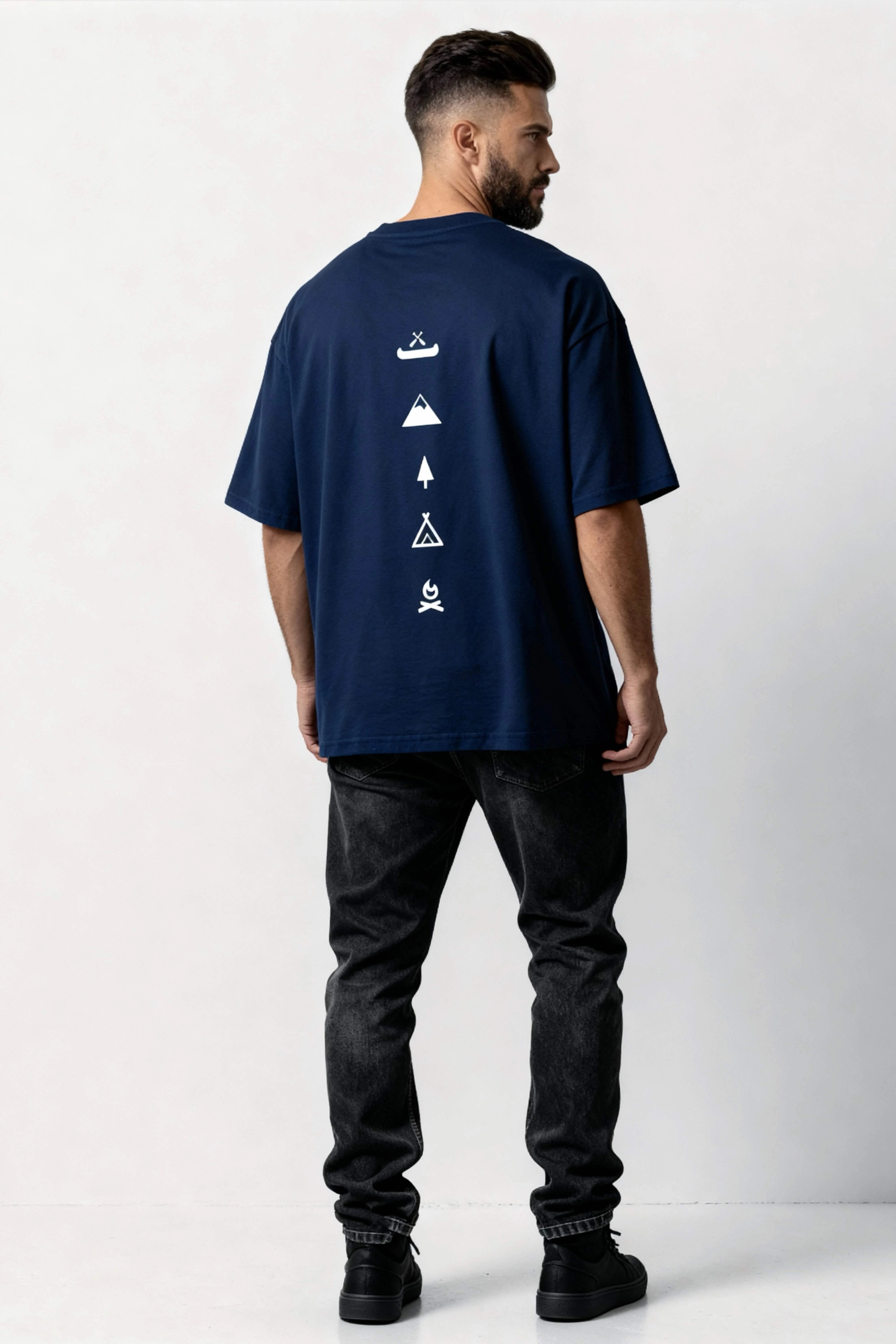 Oversized Blue T-Shirt – Escape