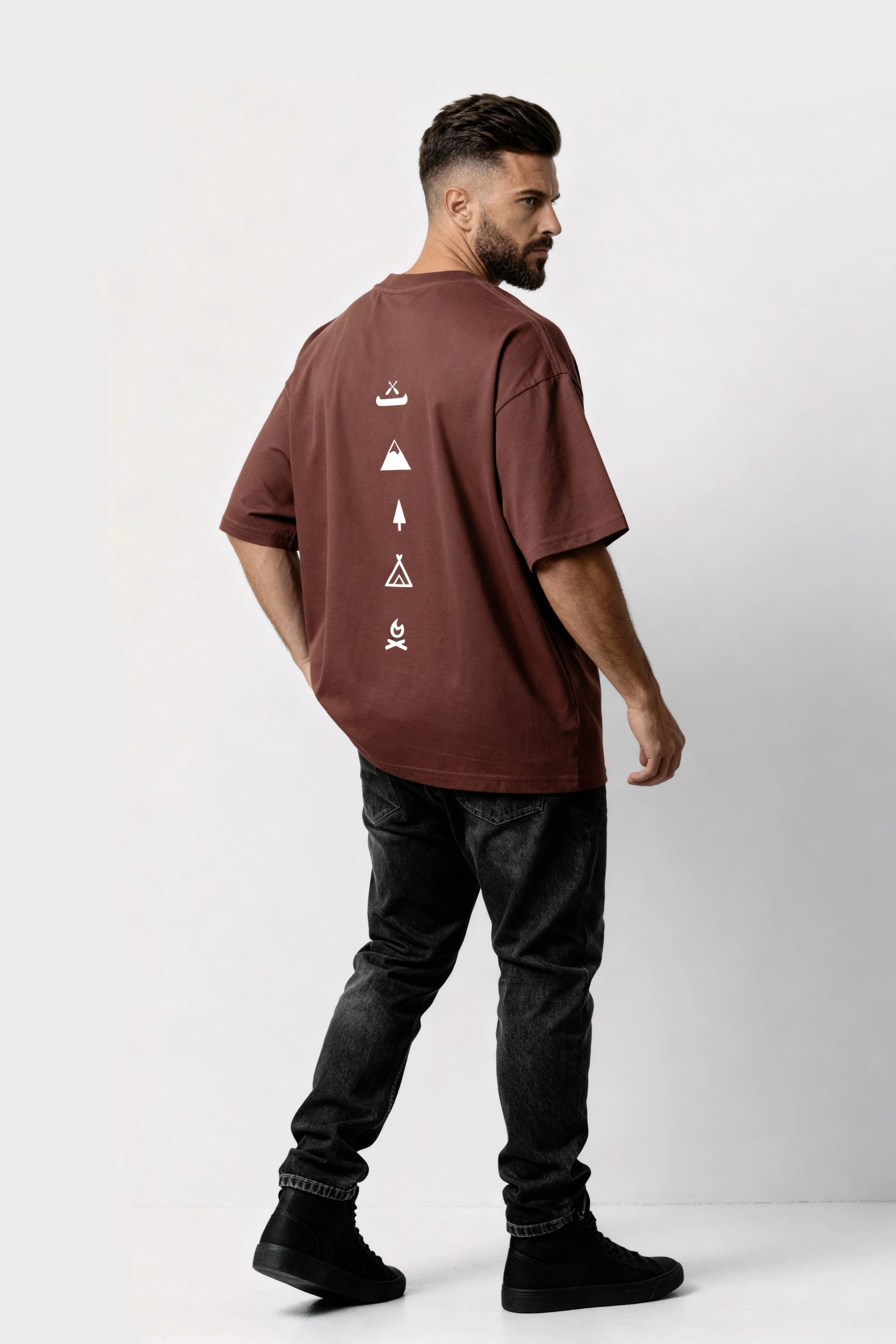 men-oversized-brown-tshirt-escape-folded
