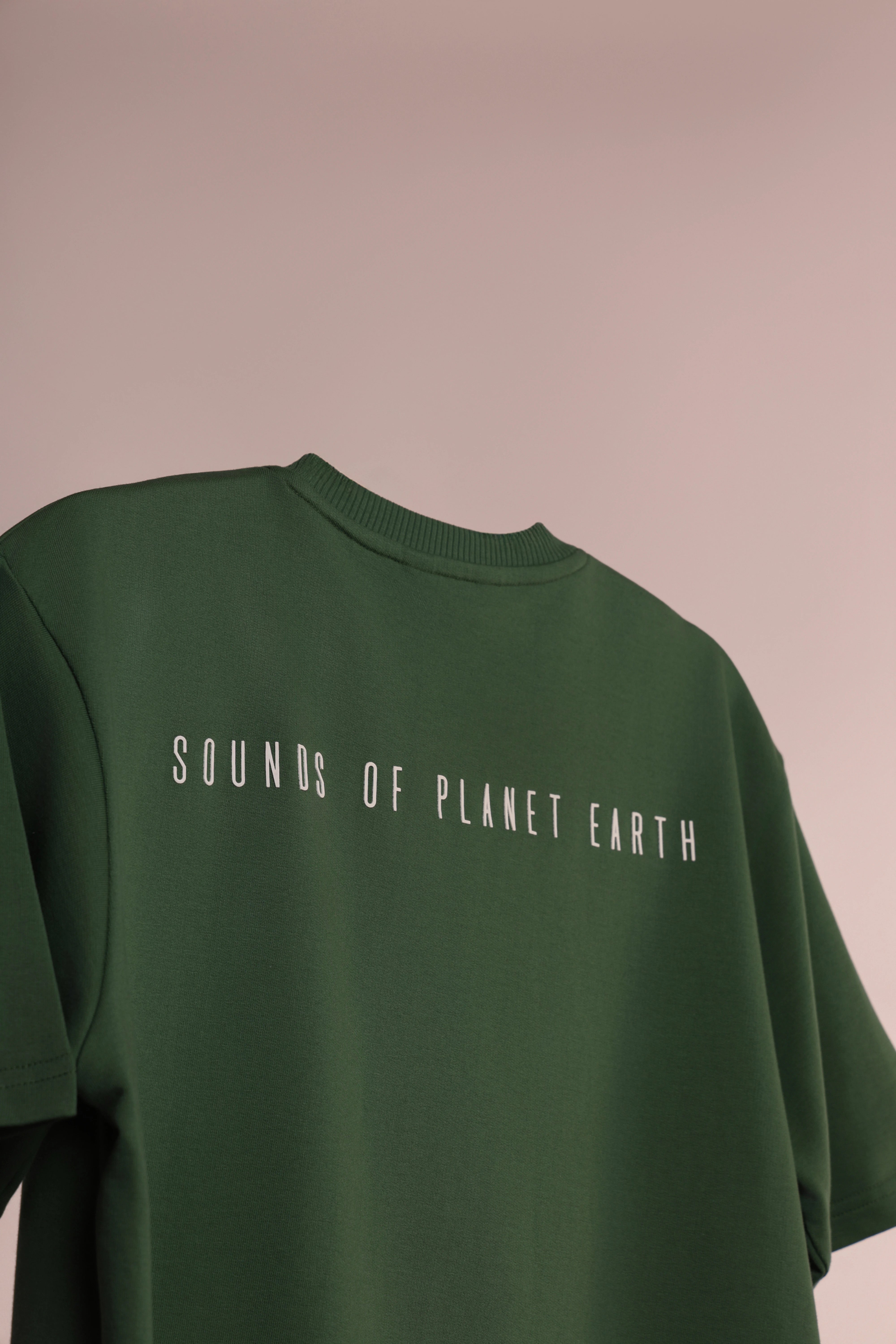 Oversized Green T-Shirt – Sounds of earth