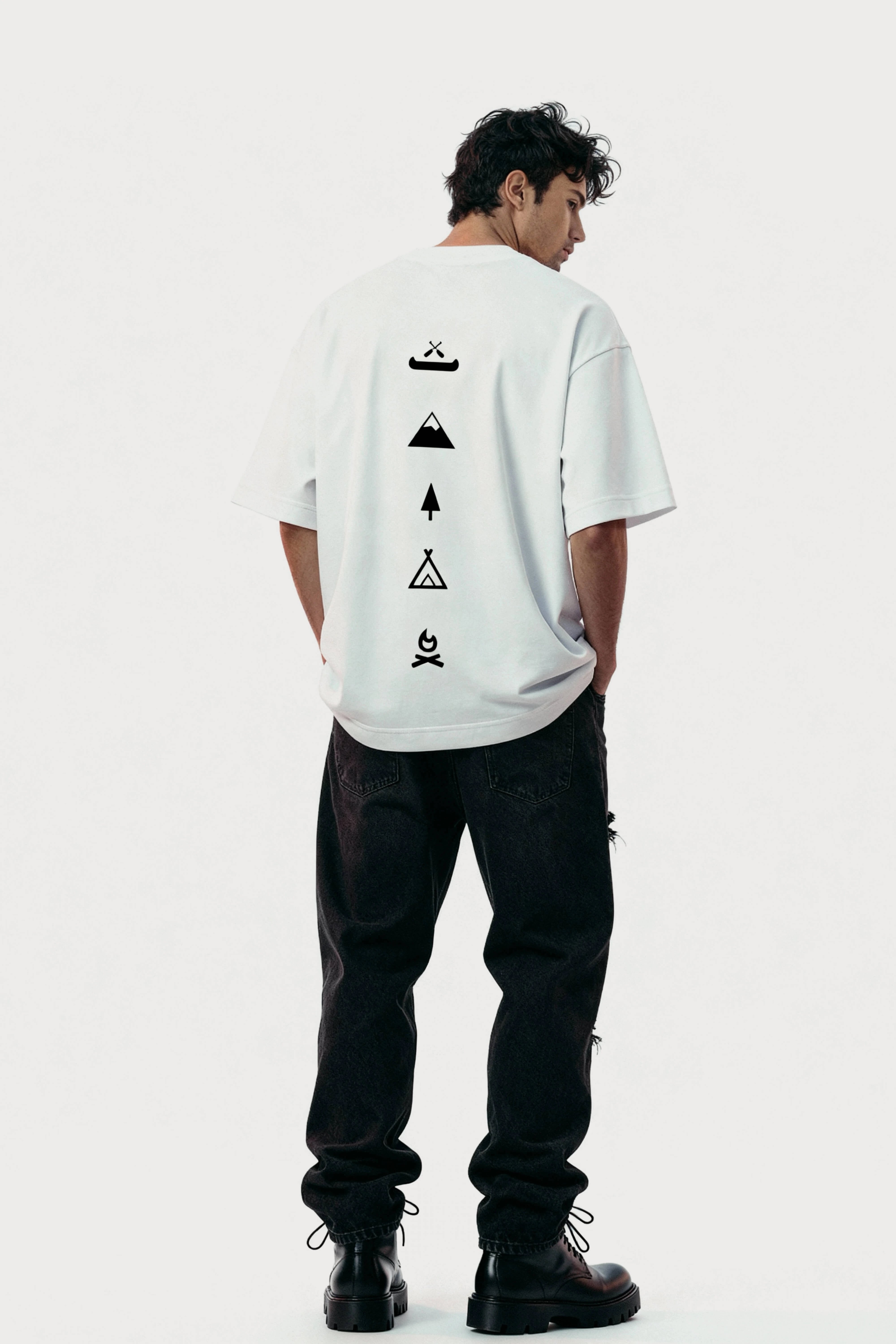 Oversized White T-Shirt – Escape