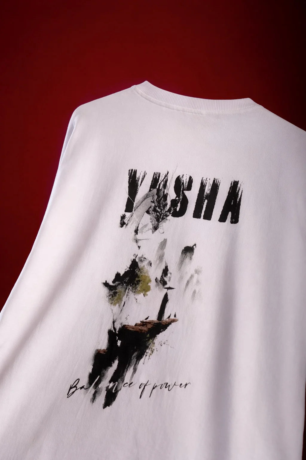 Men's White Yusha Oversized T-Shirt