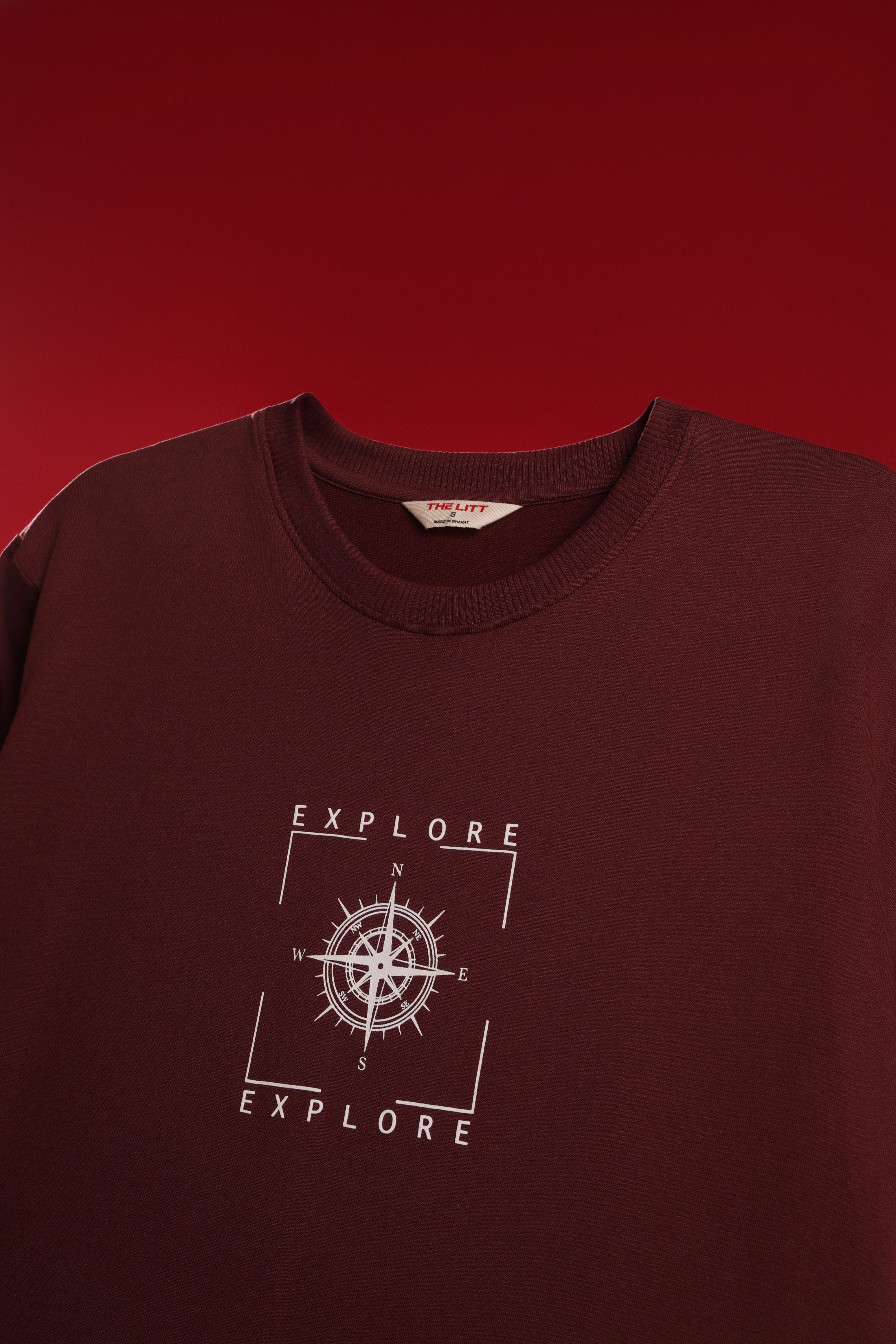Oversized Wine T-Shirt – Explore