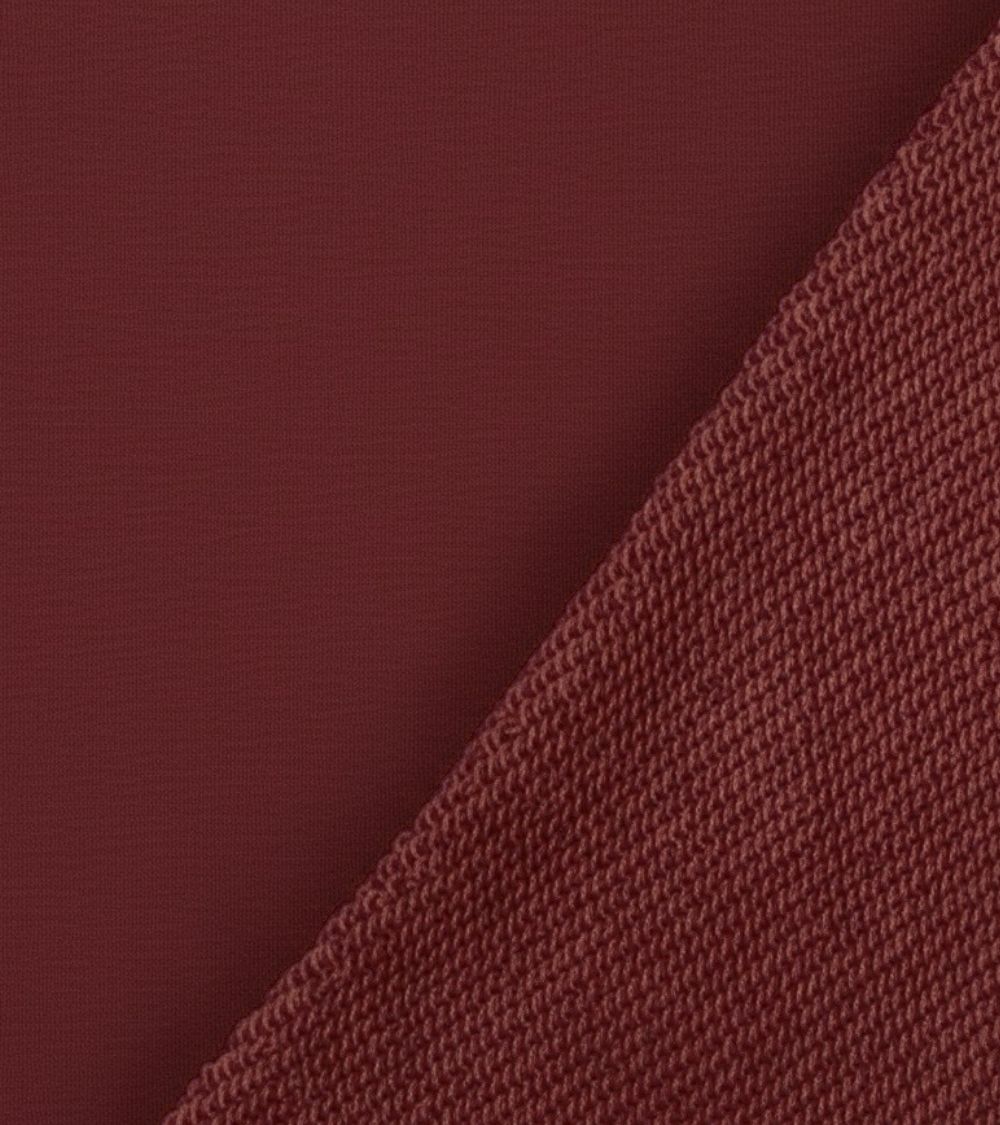 wine colour t-shirt fabric close look