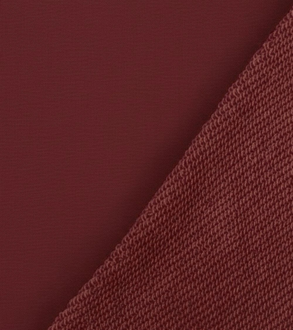 wine colour t-shirt fabric close look