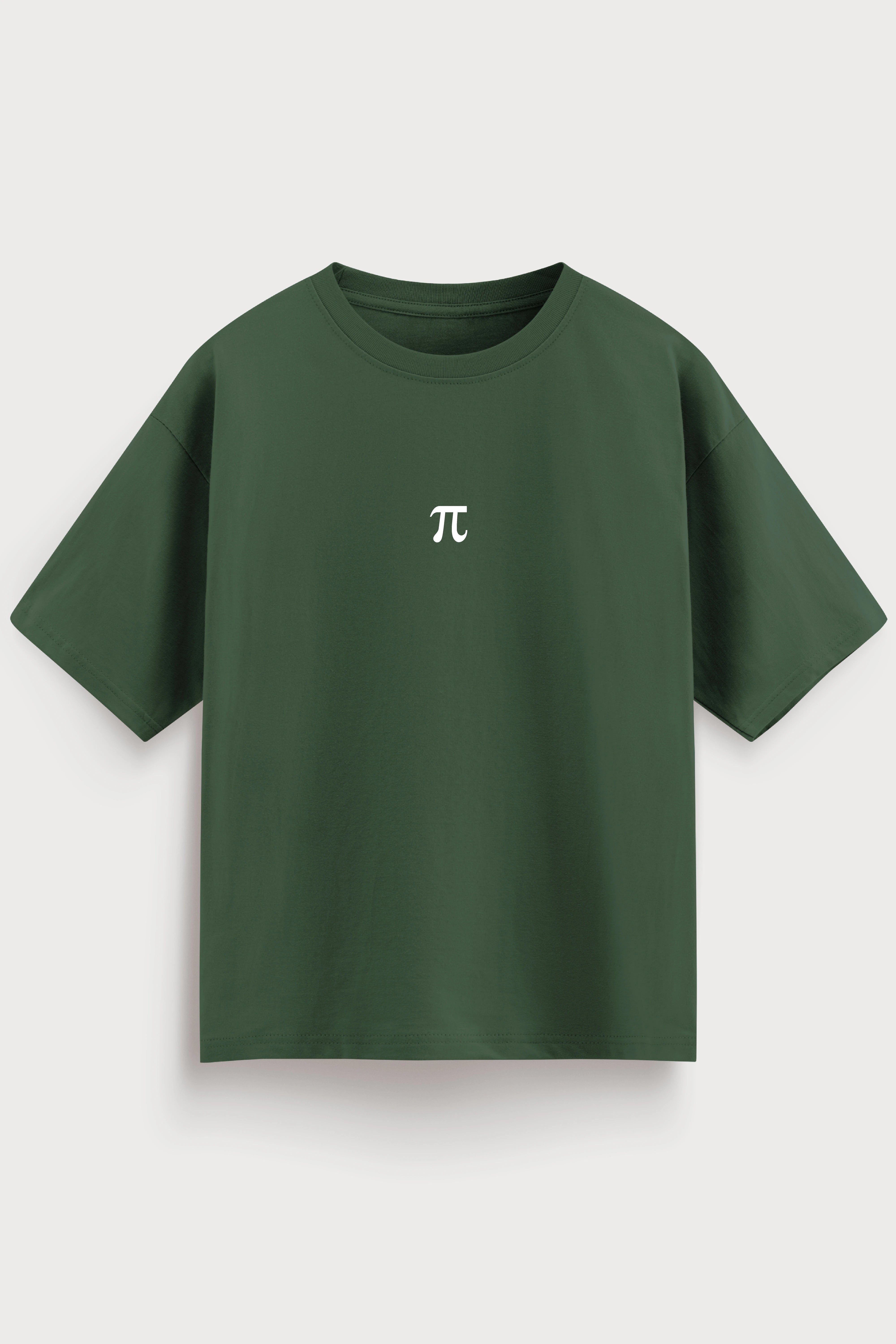 Relaxed fit green t-shirt – pie