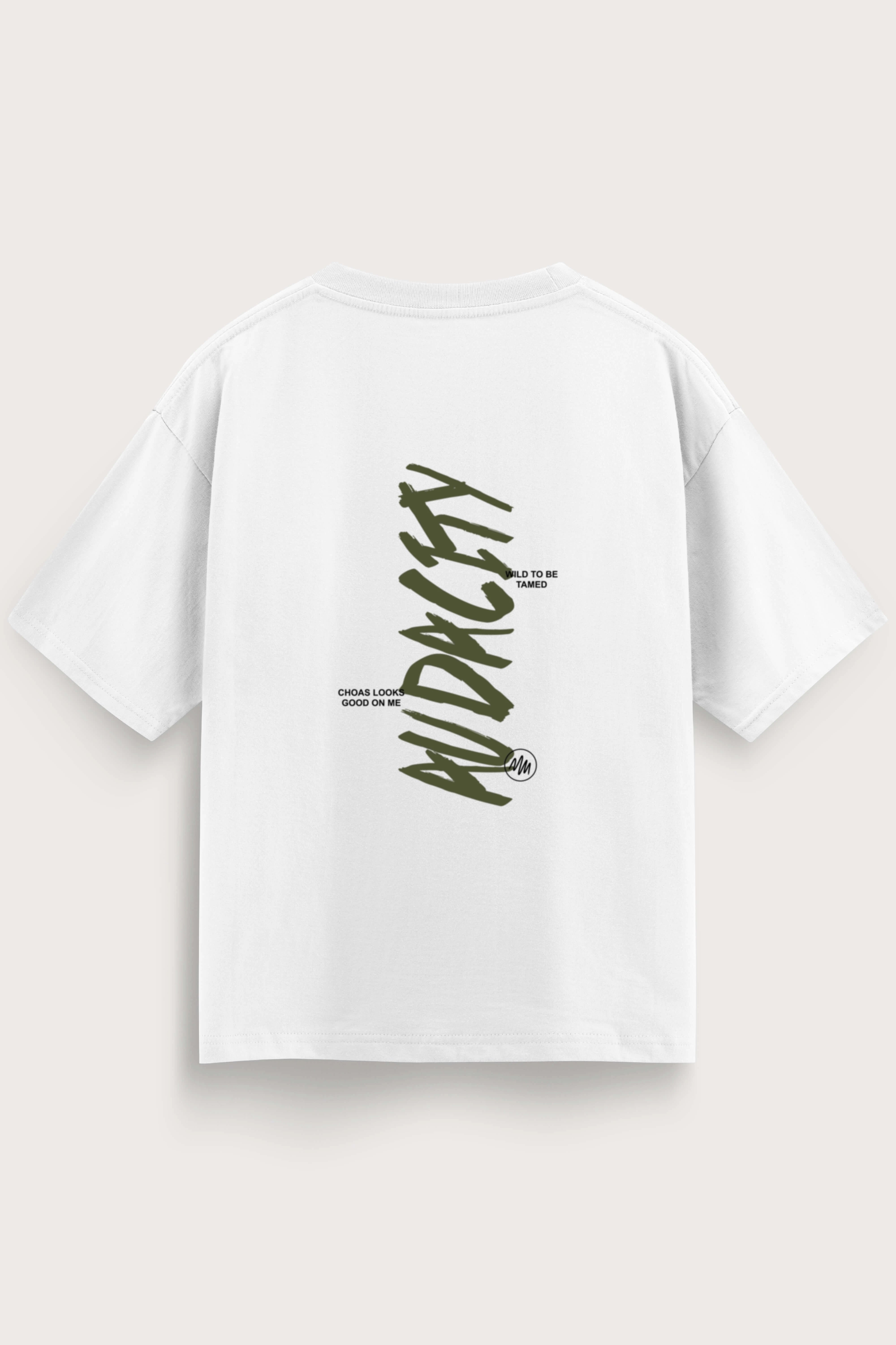 Relaxed fit White t-shirt – Audacity