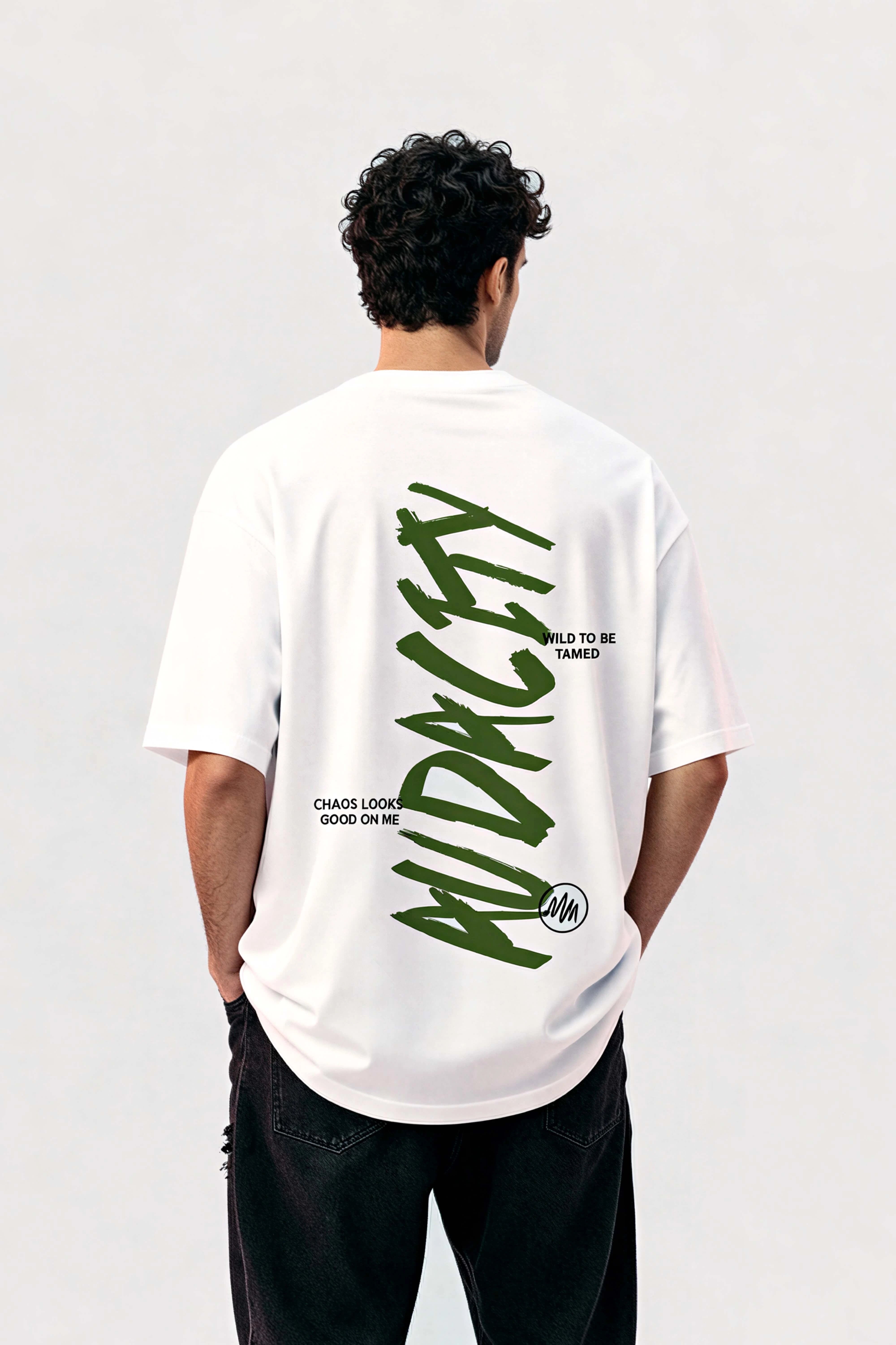 Relaxed Fit Audacity White T-Shirt for Men