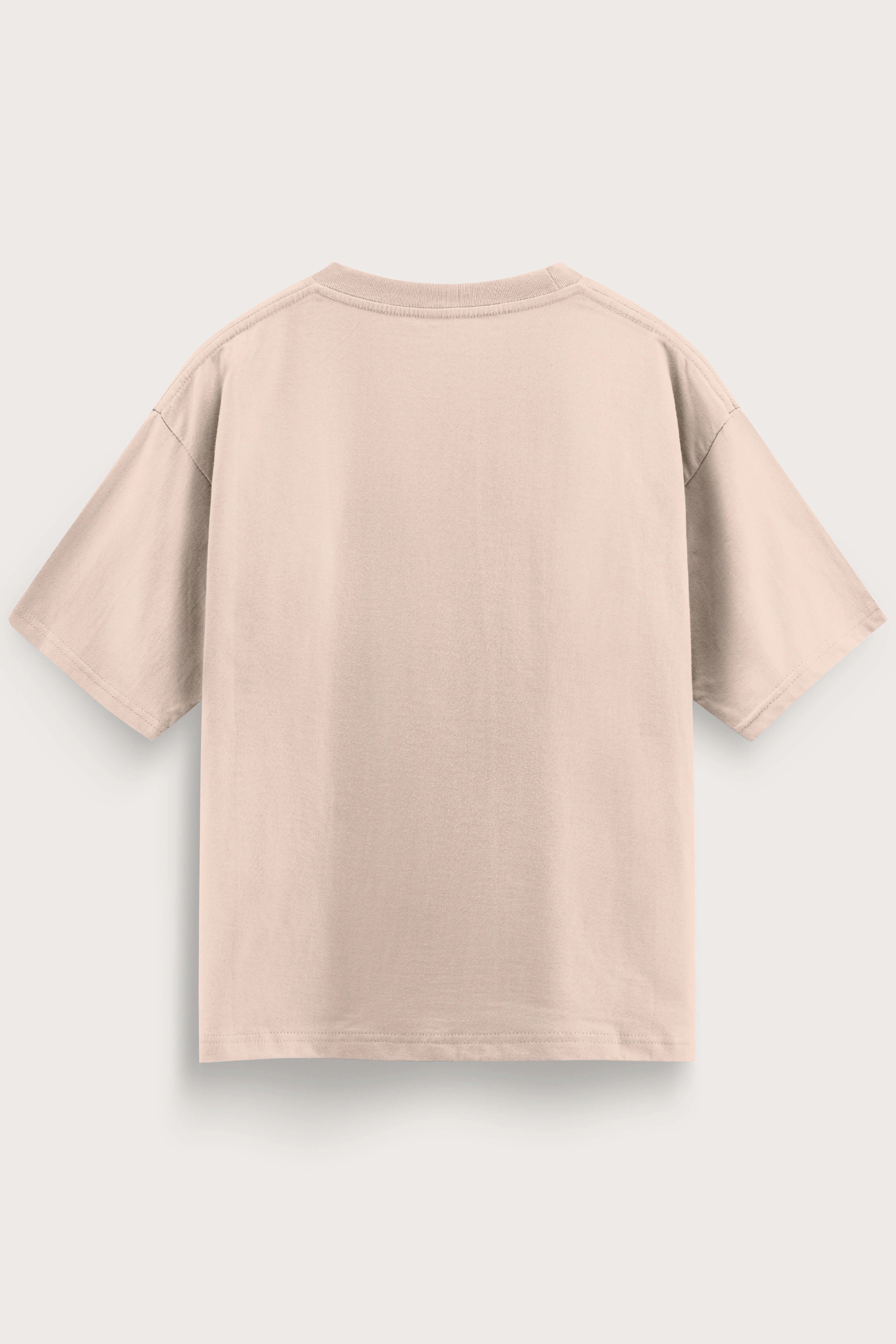 Relaxed fit Beige t-shirt – 0