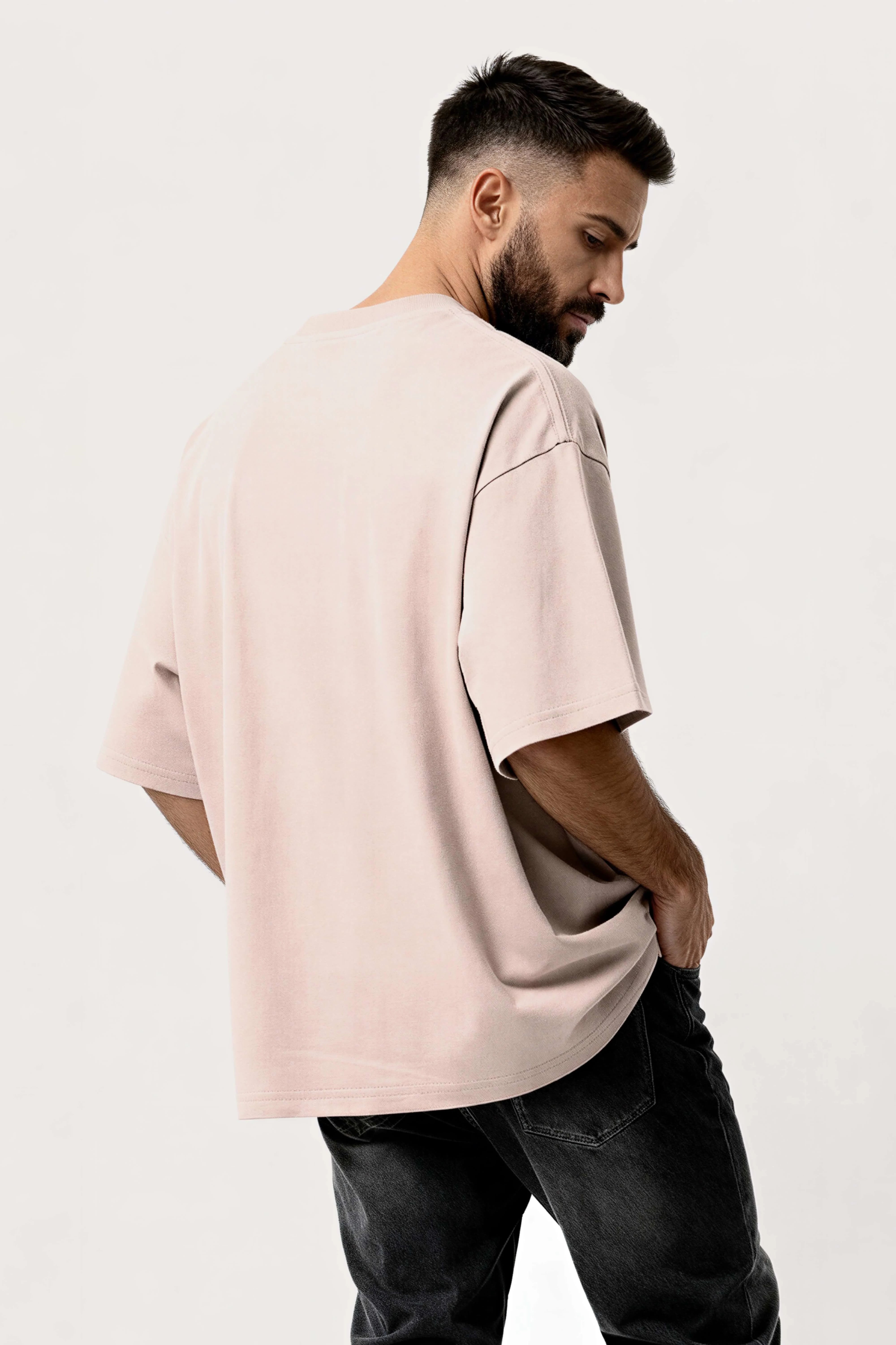 Relaxed fit Beige t-shirt – 0