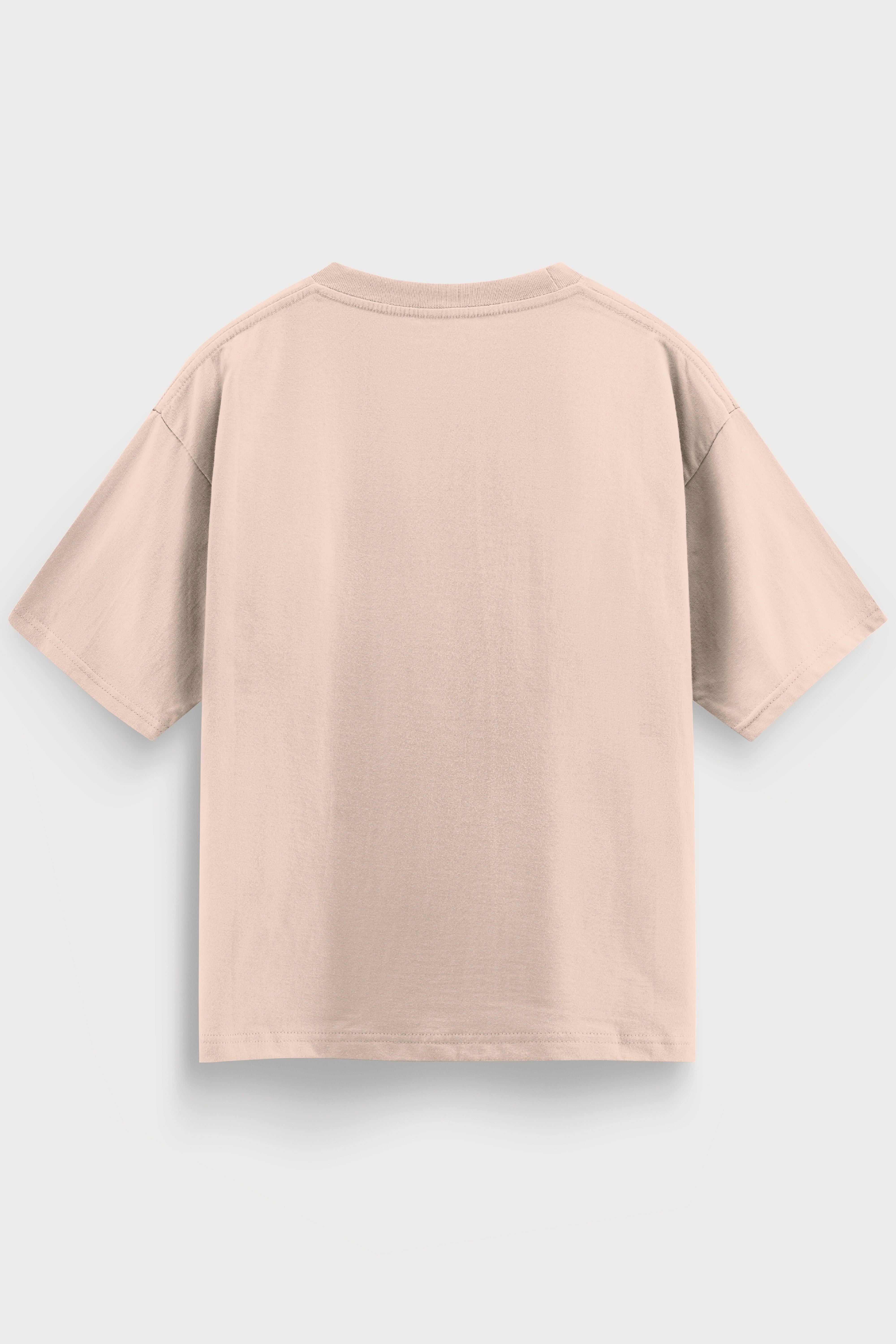 Relaxed fit beige t-shirt – pie
