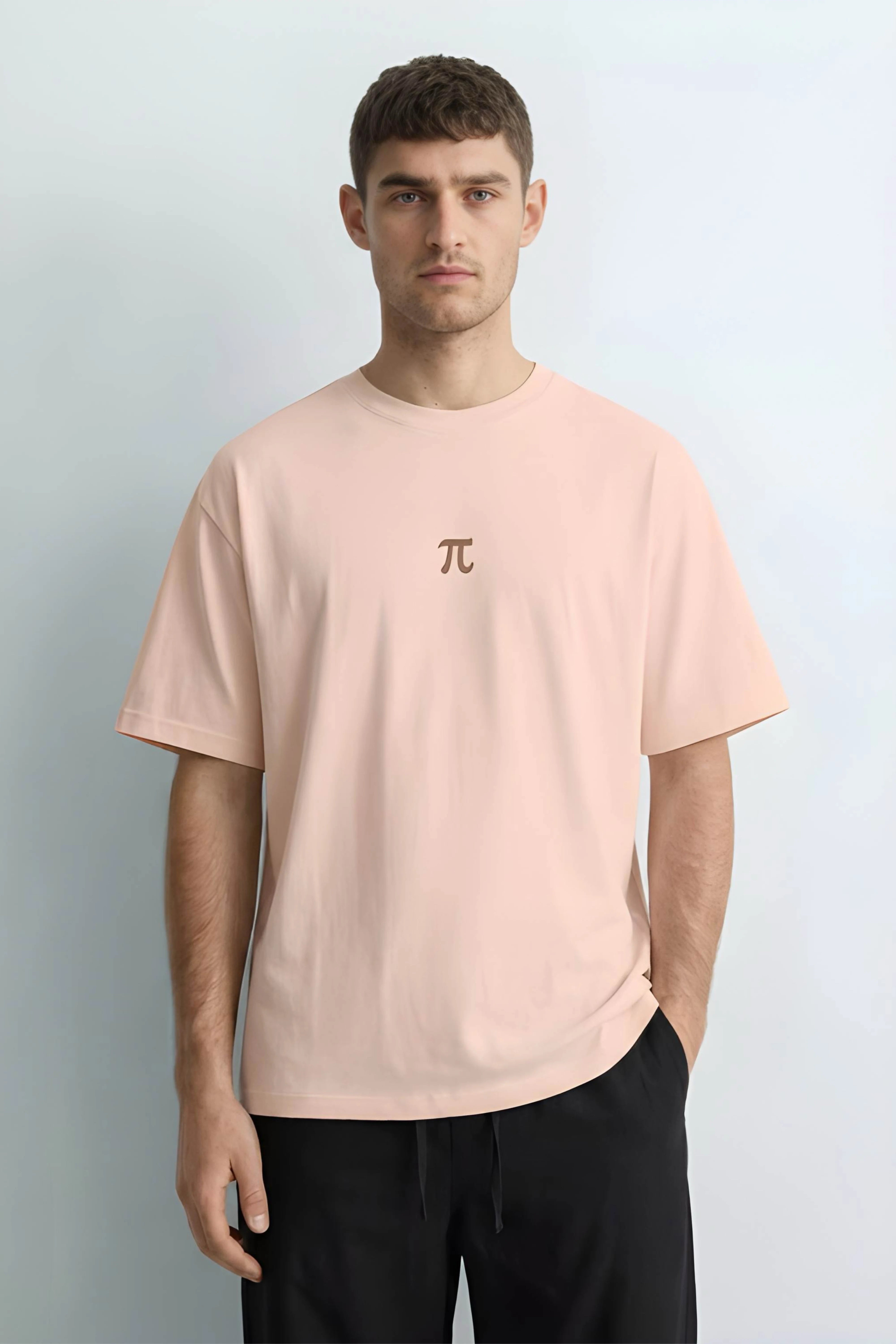Relaxed Fit Pie Beige T‑Shirt for Men