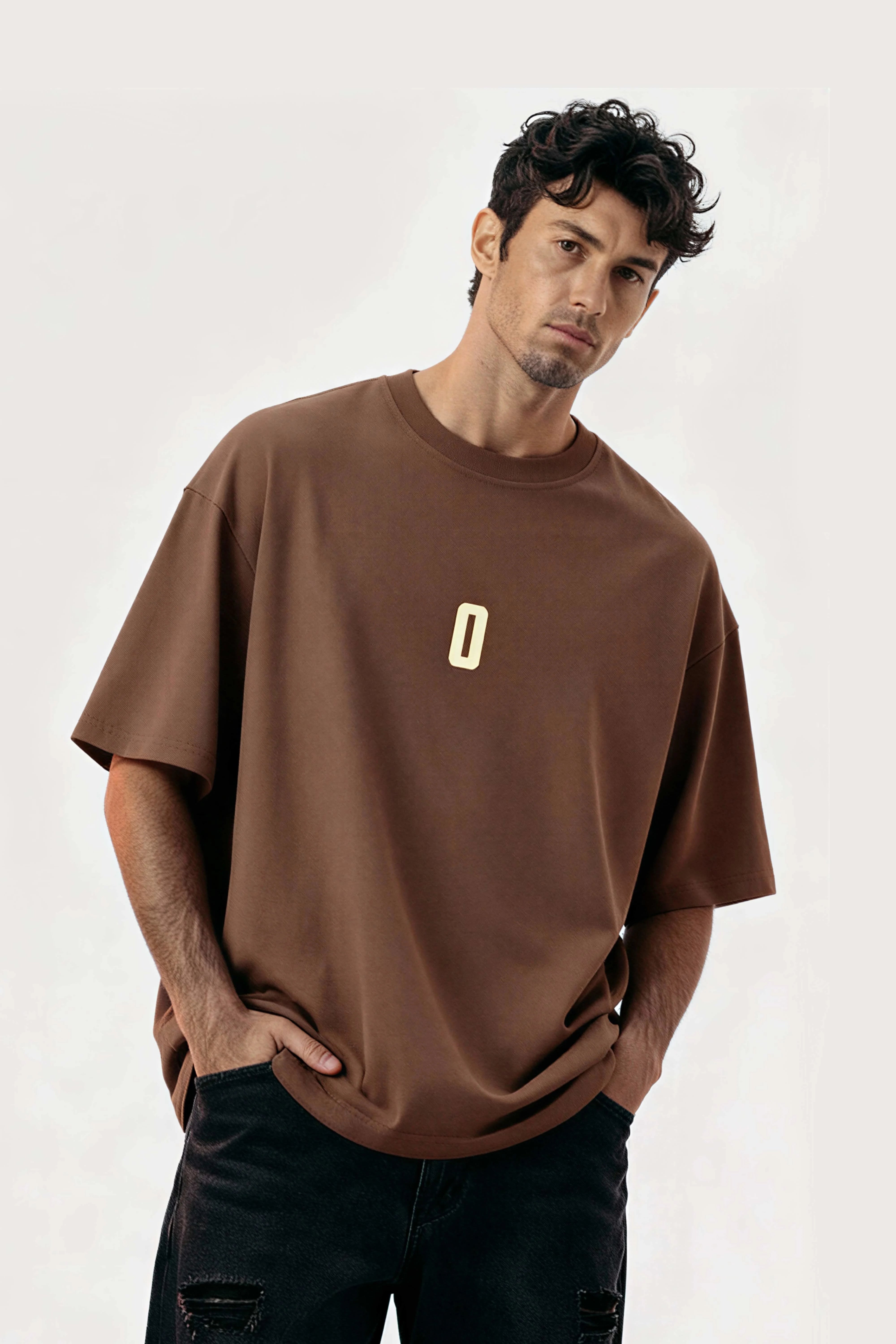 Relaxed fit Brown t-shirt – 0