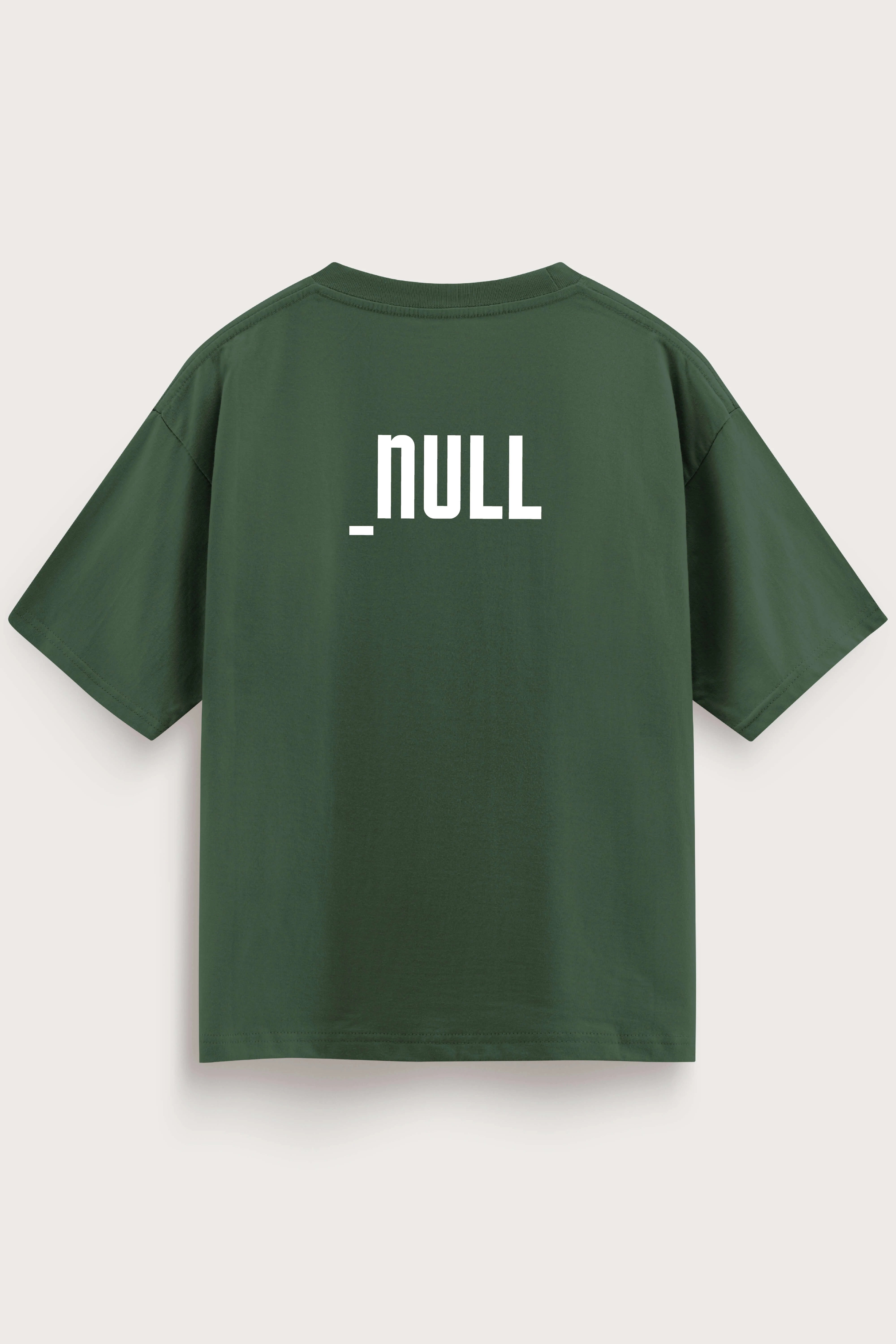 Relaxed fit green t-shirt – null