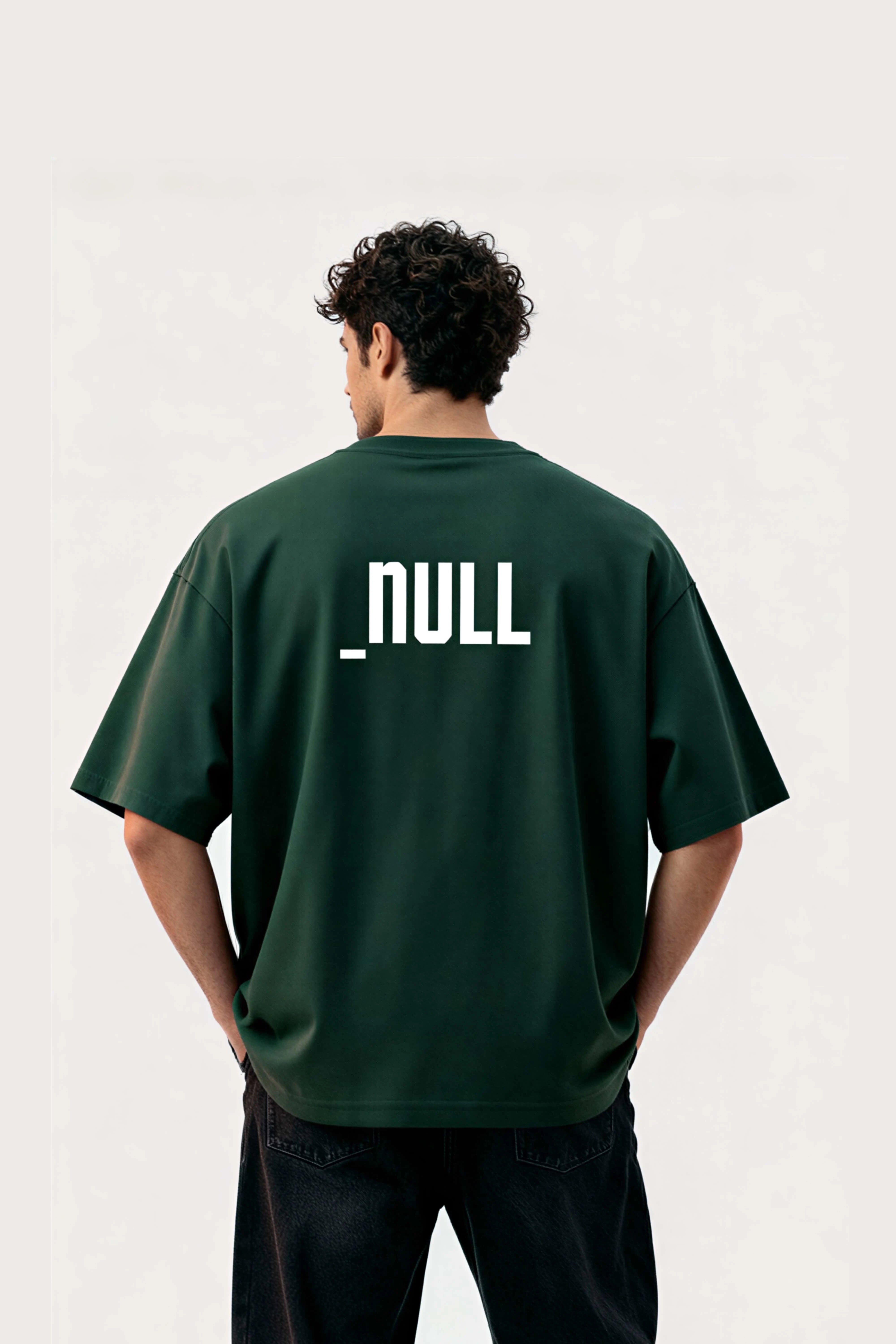 Relaxed fit green t-shirt – null