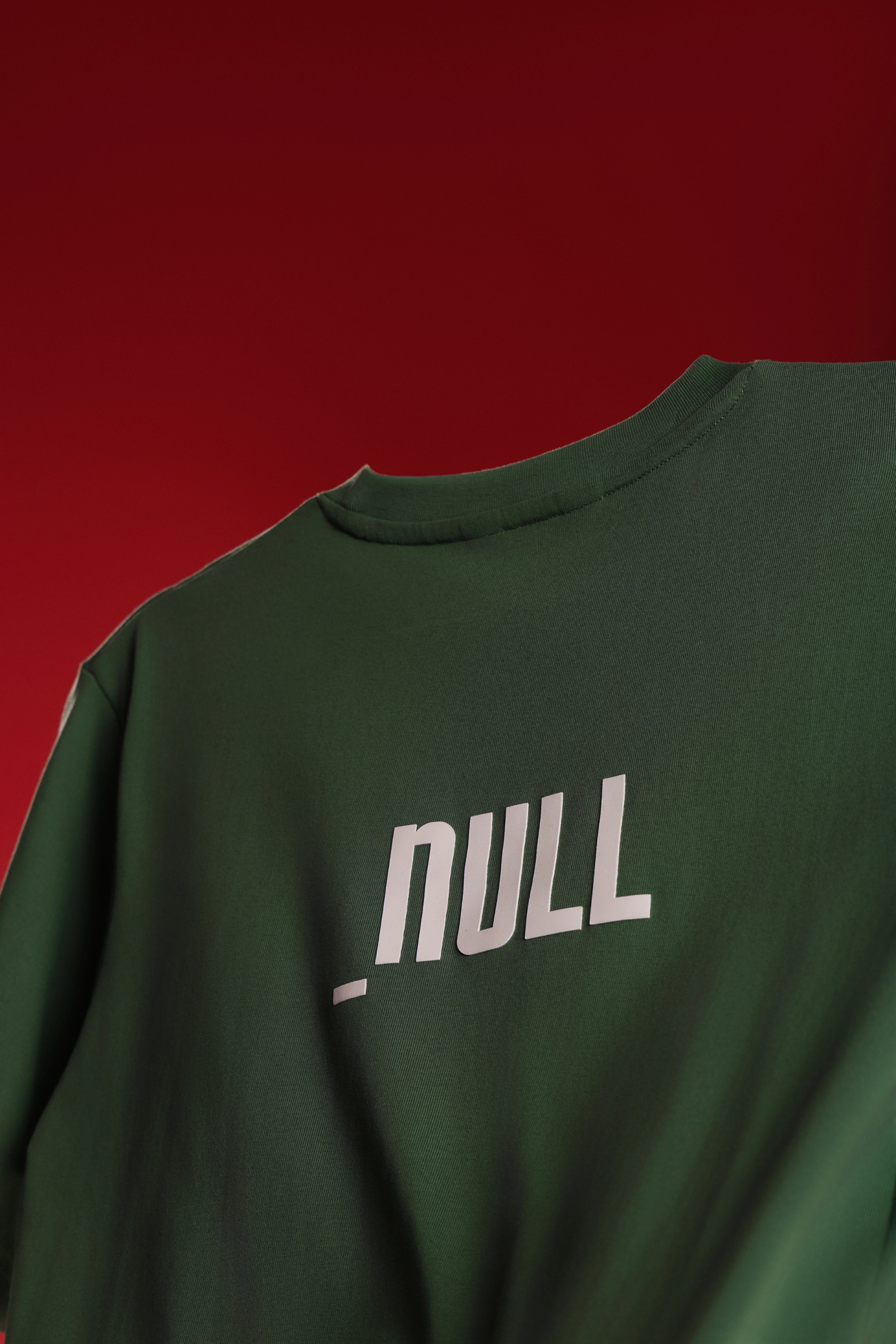 Relaxed fit green t-shirt – null