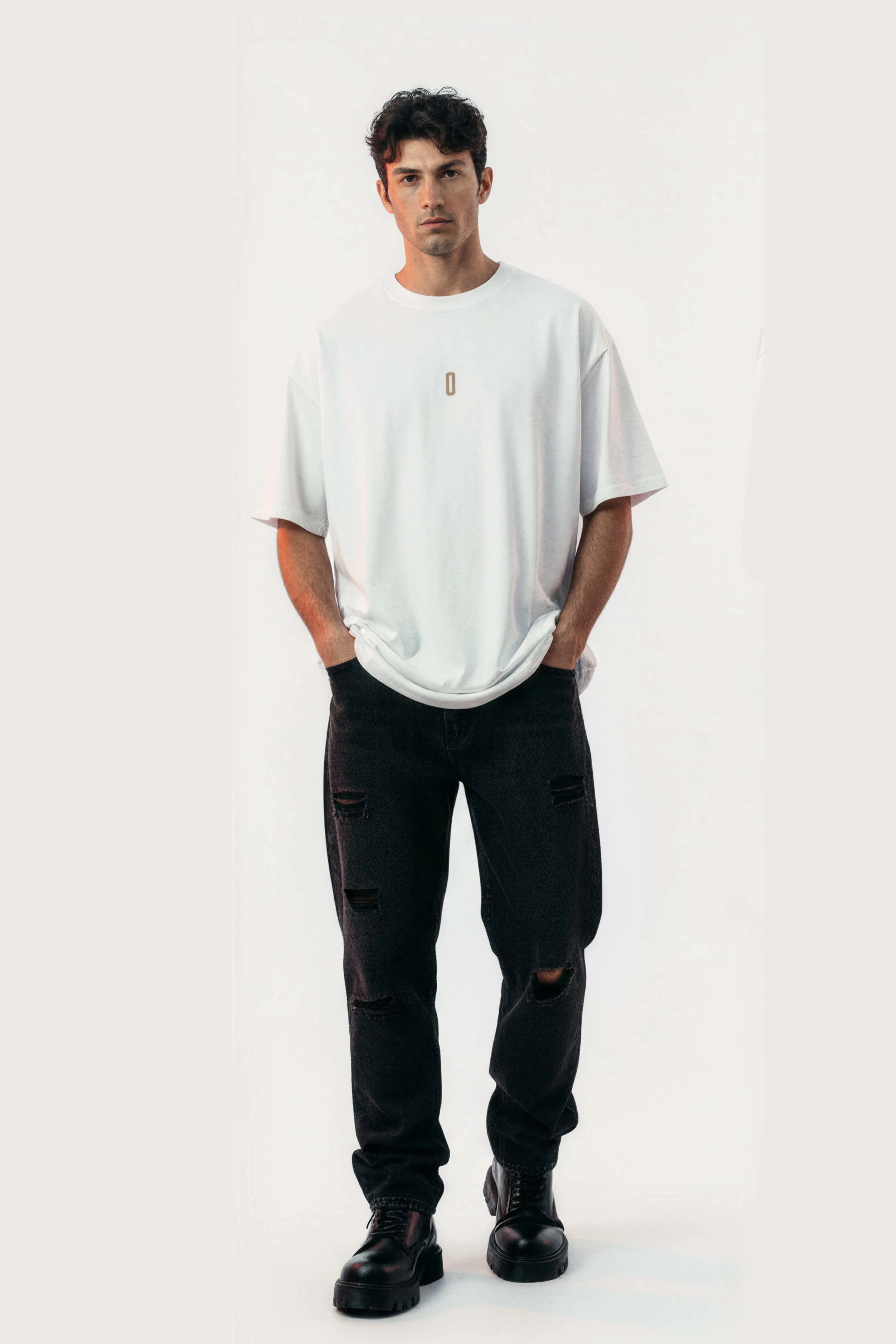 Relaxed fit White t-shirt – 0