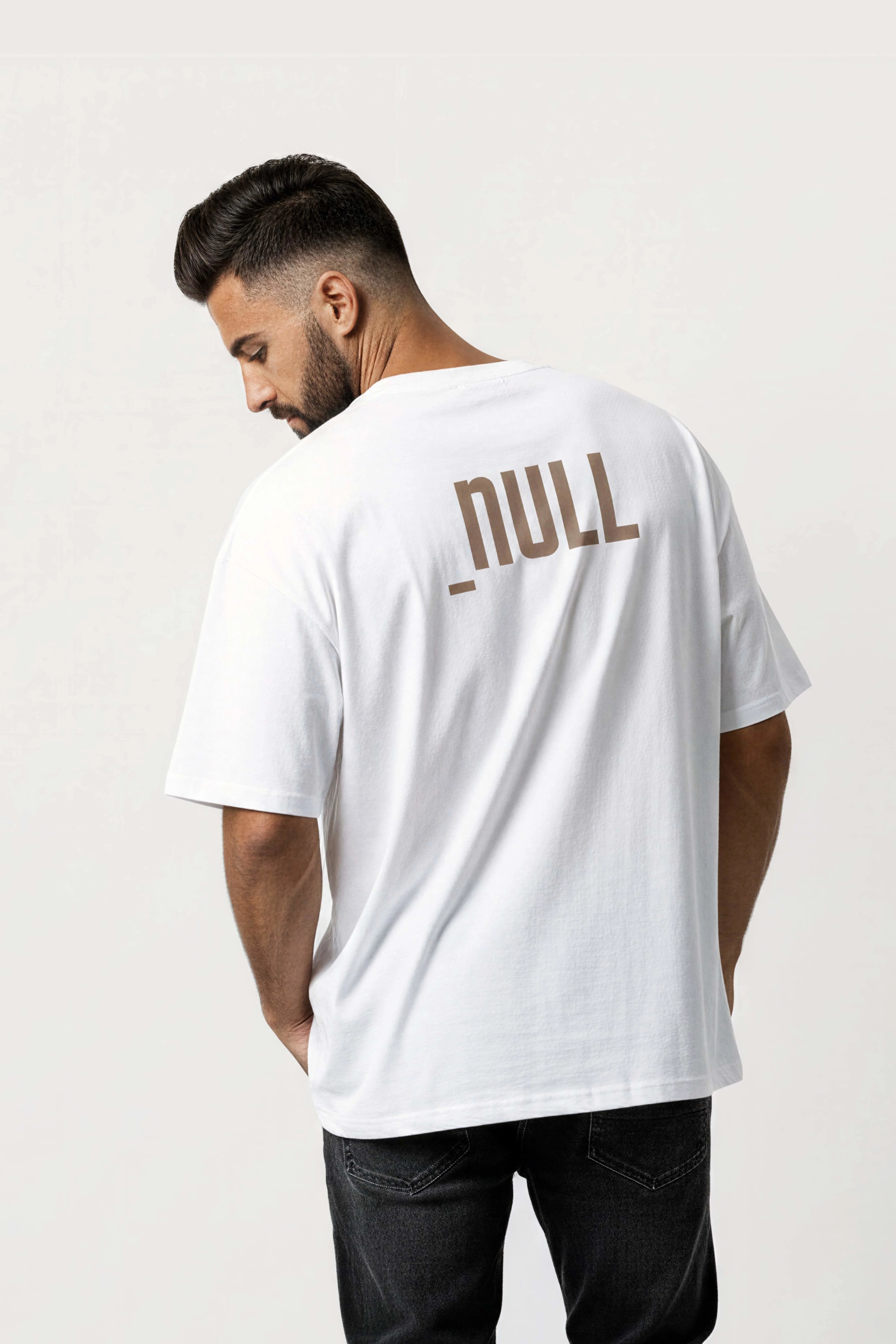 Relaxed fit white t-shirt – null