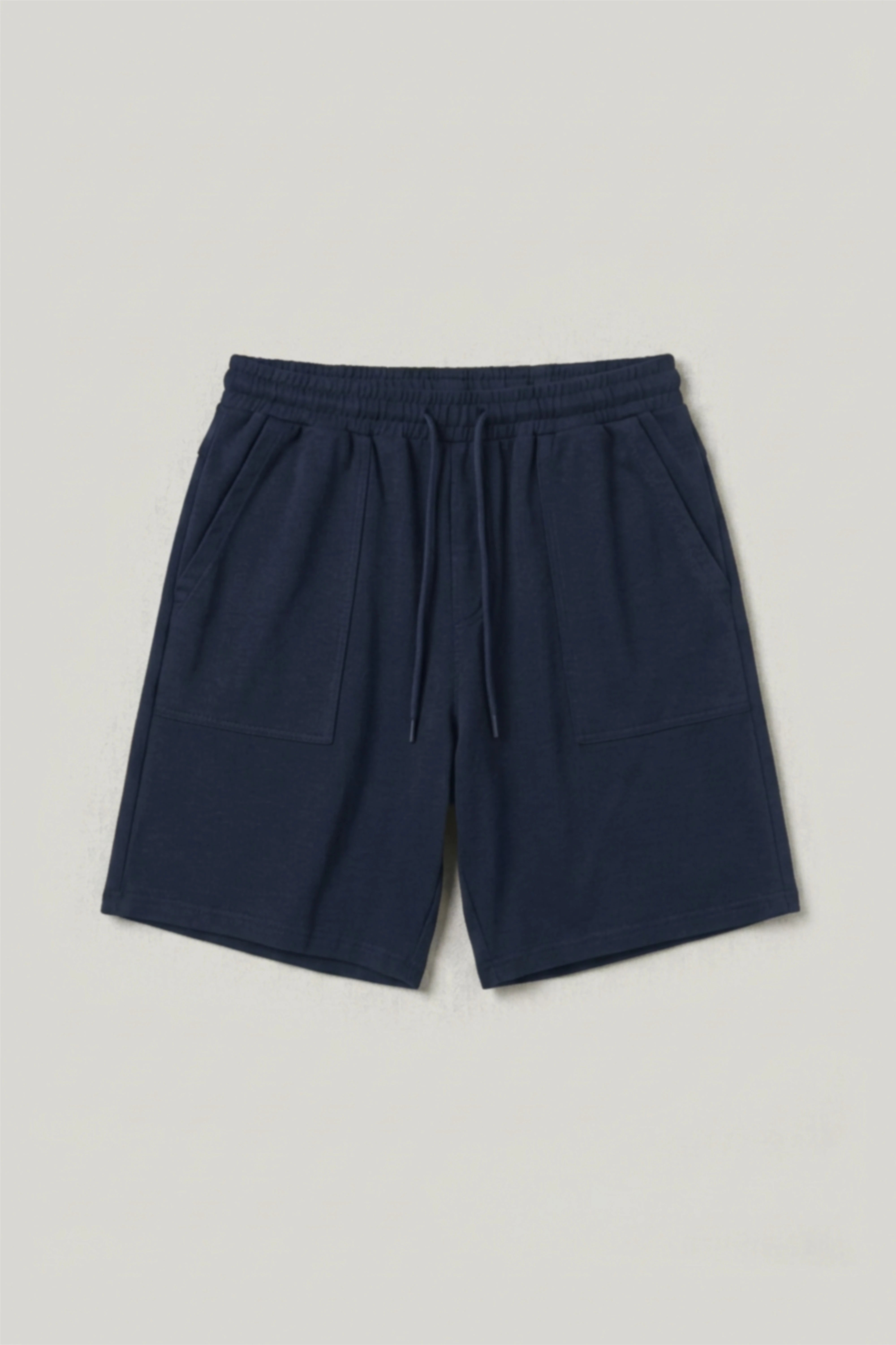 Men’s Blue loosefit fit bamboo cotton shorts