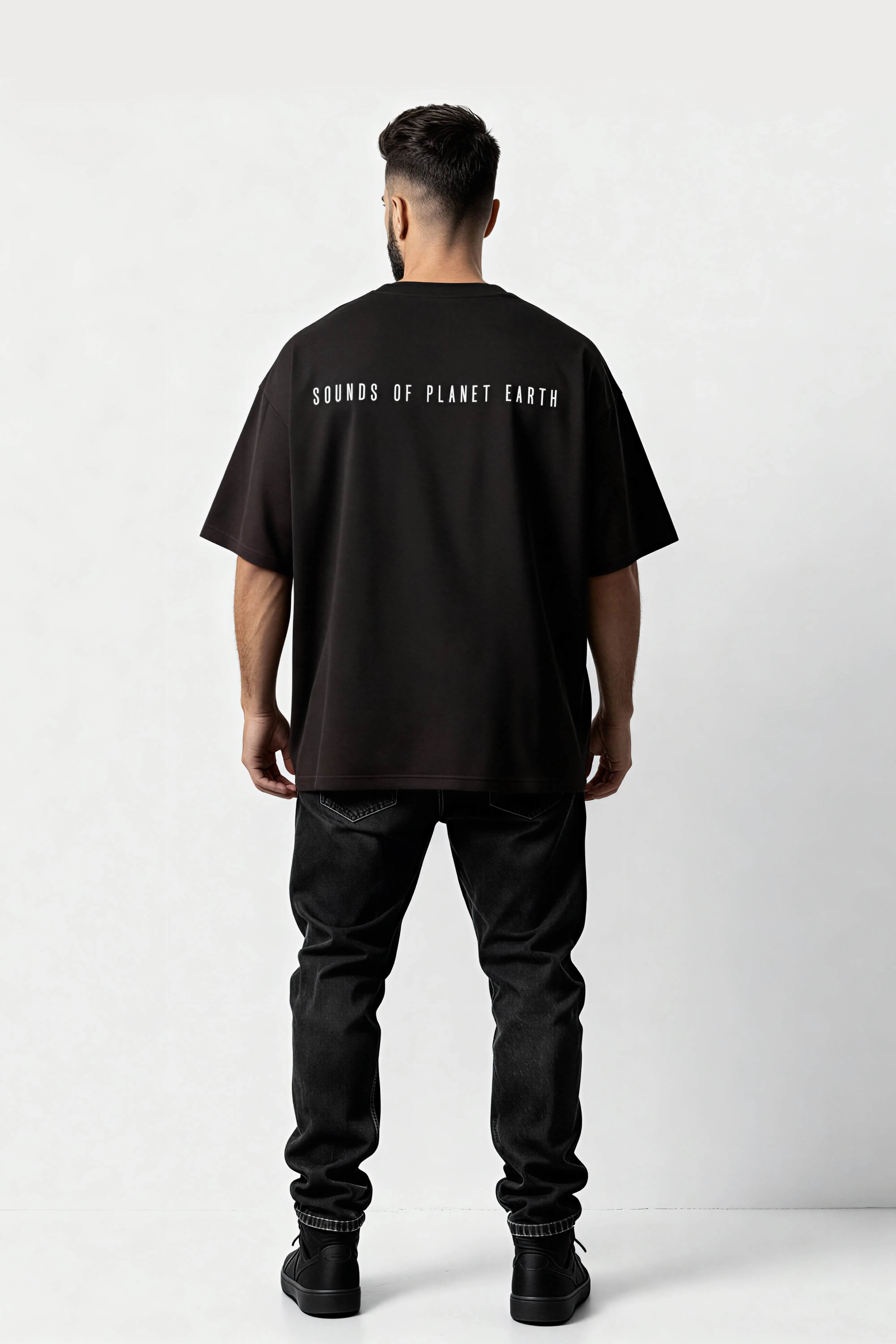 Men obsession black tshirt SOPE folded