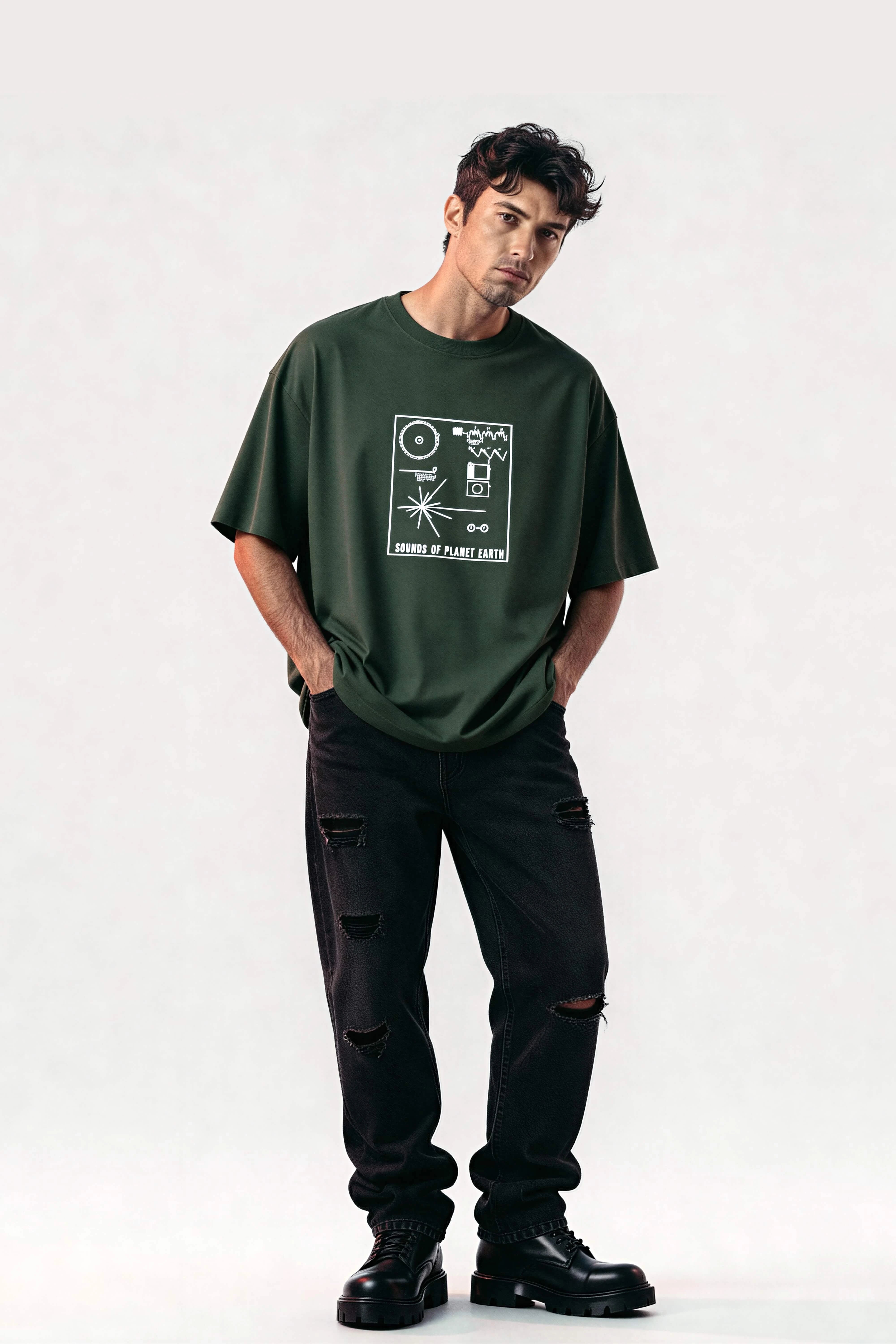 Men obsession green tshirt SOPE model