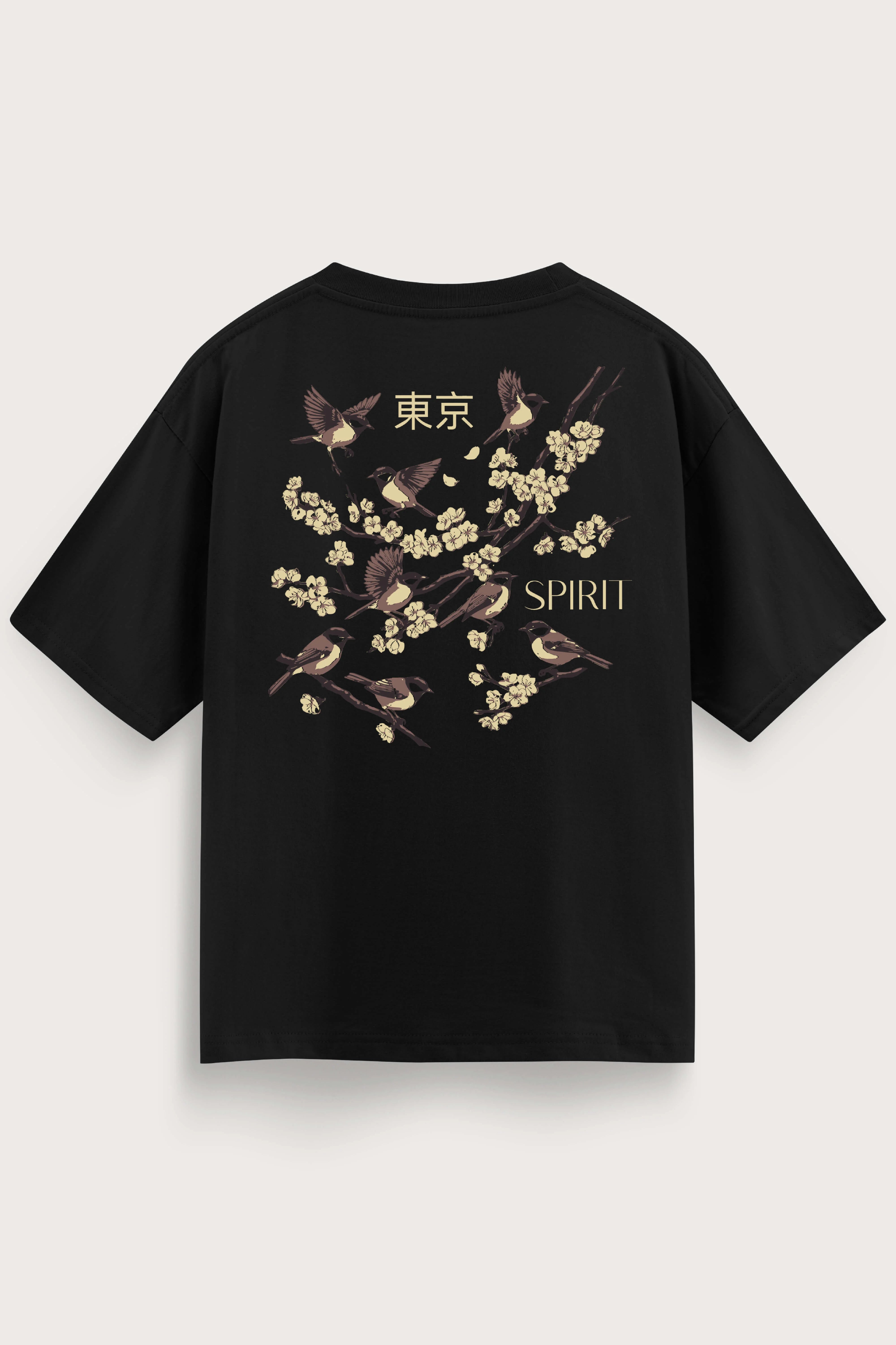 Oversized Black T-Shirt – Tokyo spring