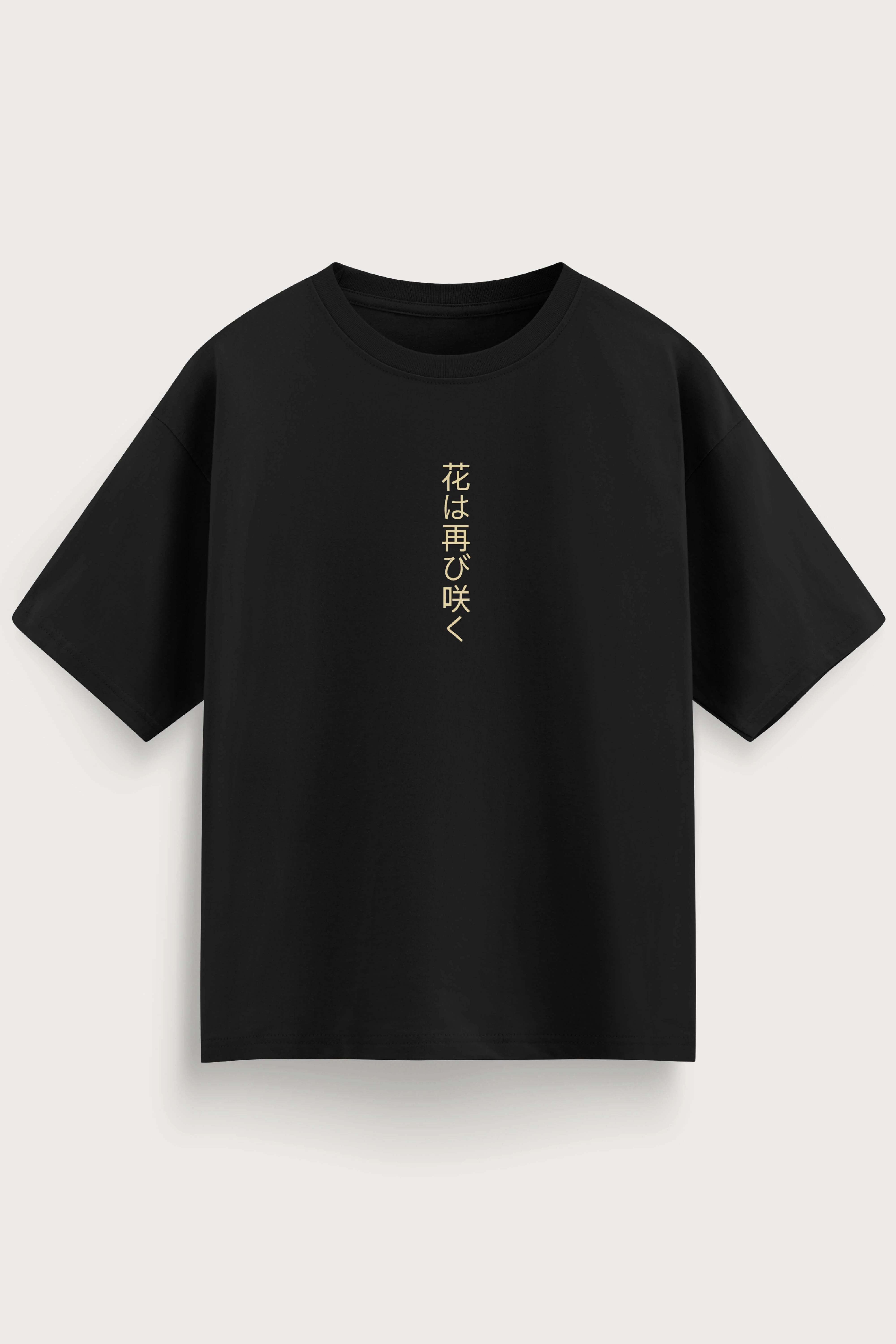 Oversized Black T-Shirt – Tokyo spring