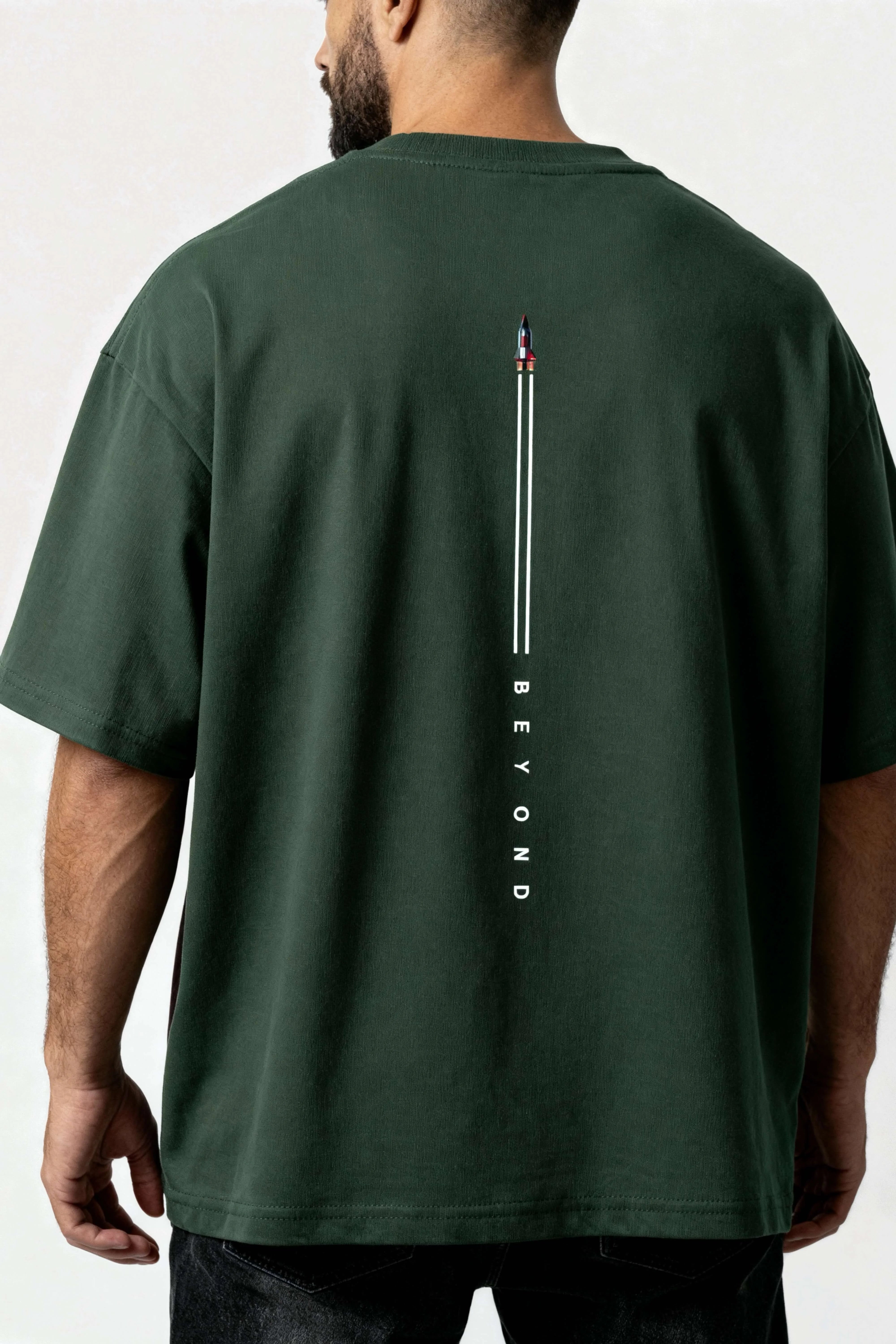 Men-oversized-green-tshirt-beyond-lifestyle