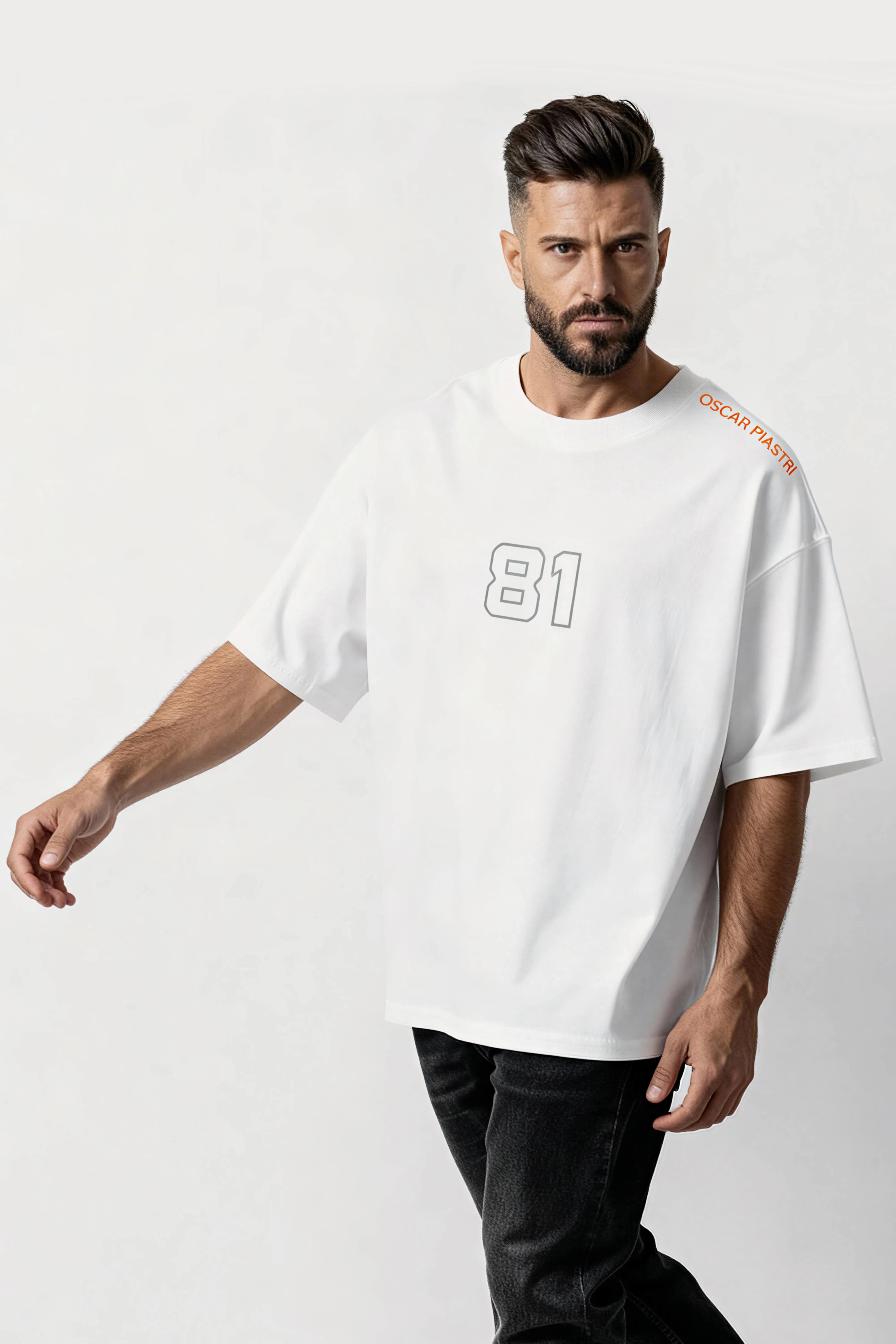Oversized White T-Shirt – 81