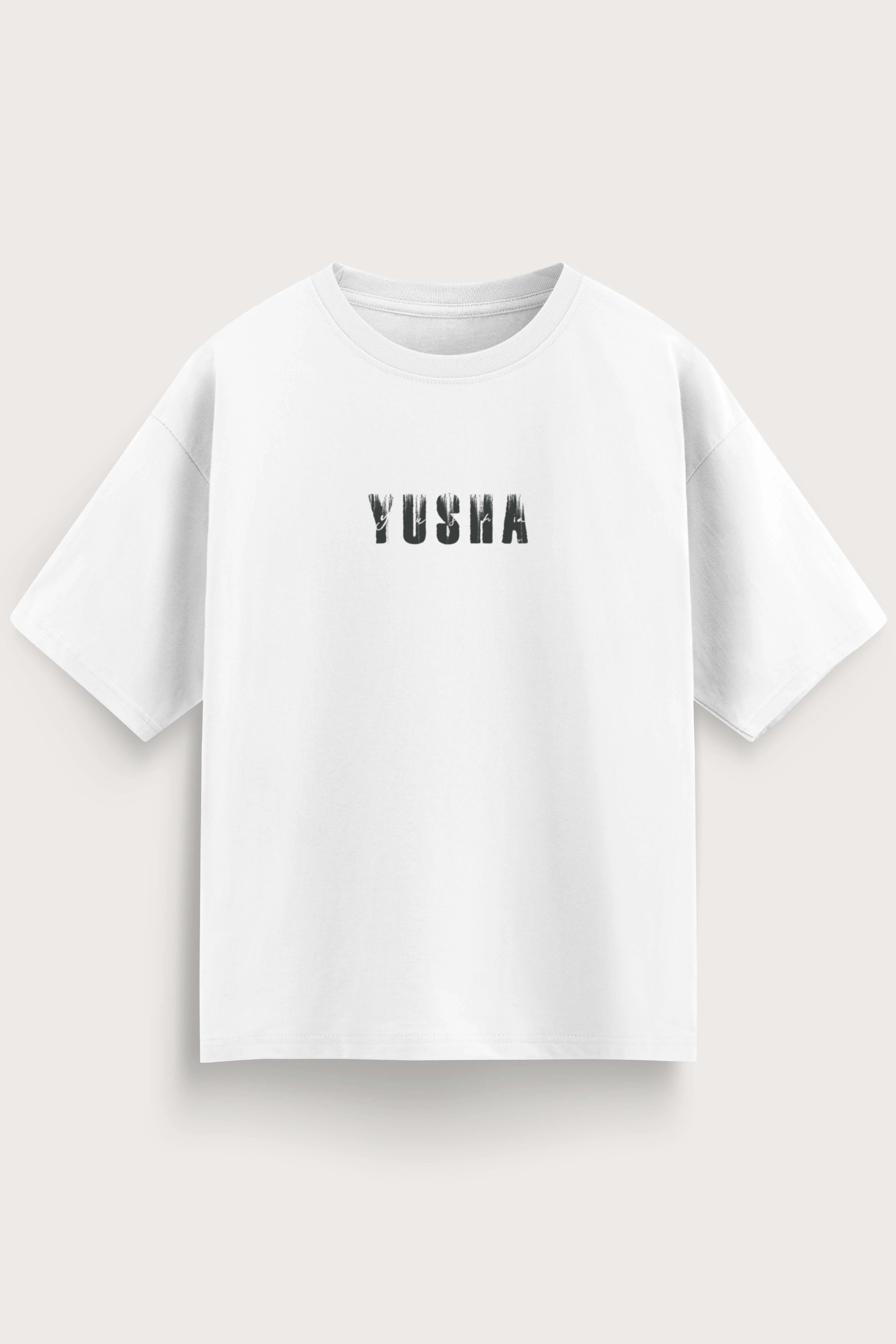 Oversized White T-Shirt – Yusha