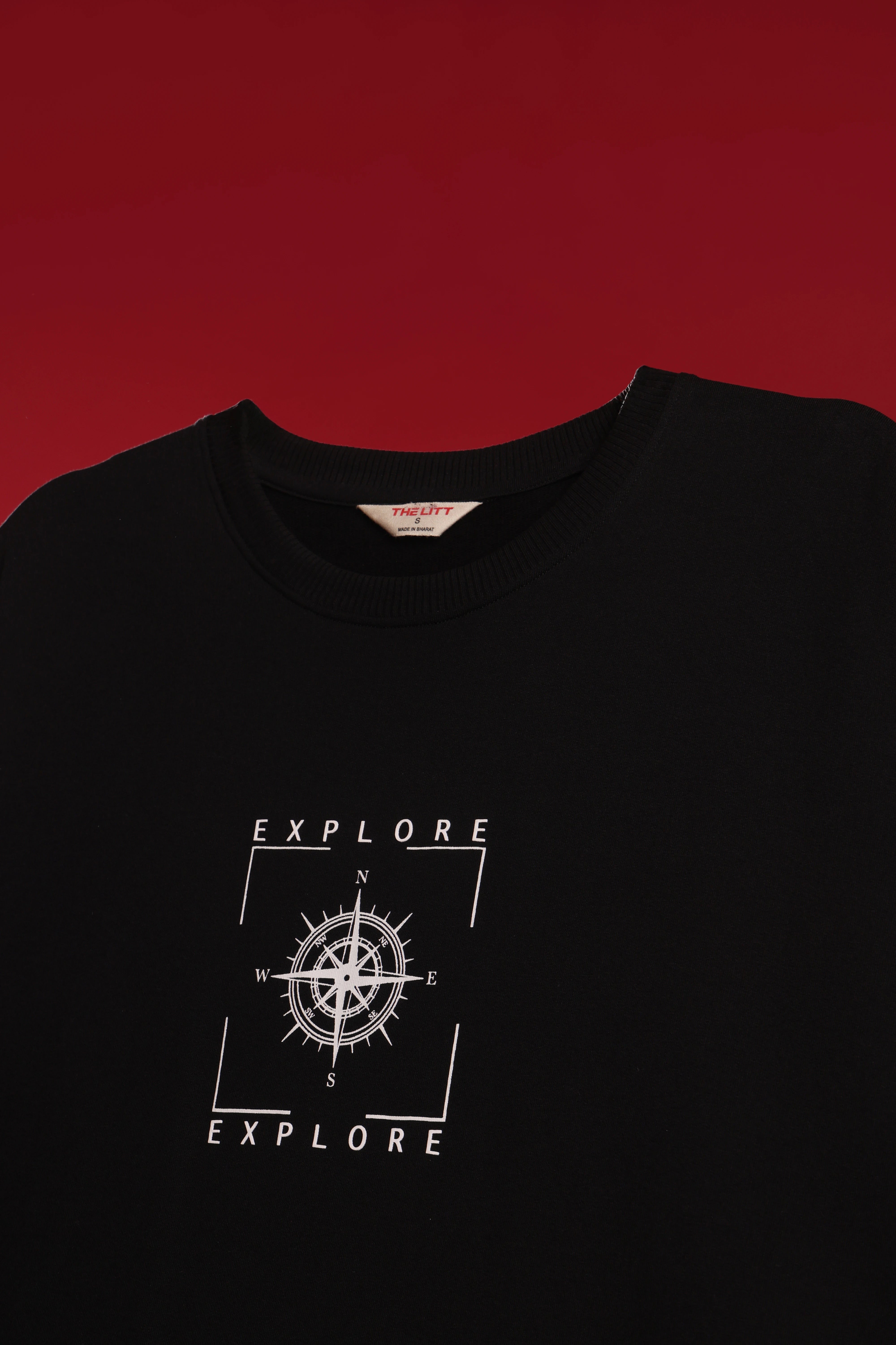 Oversized Black T-Shirt – Explore