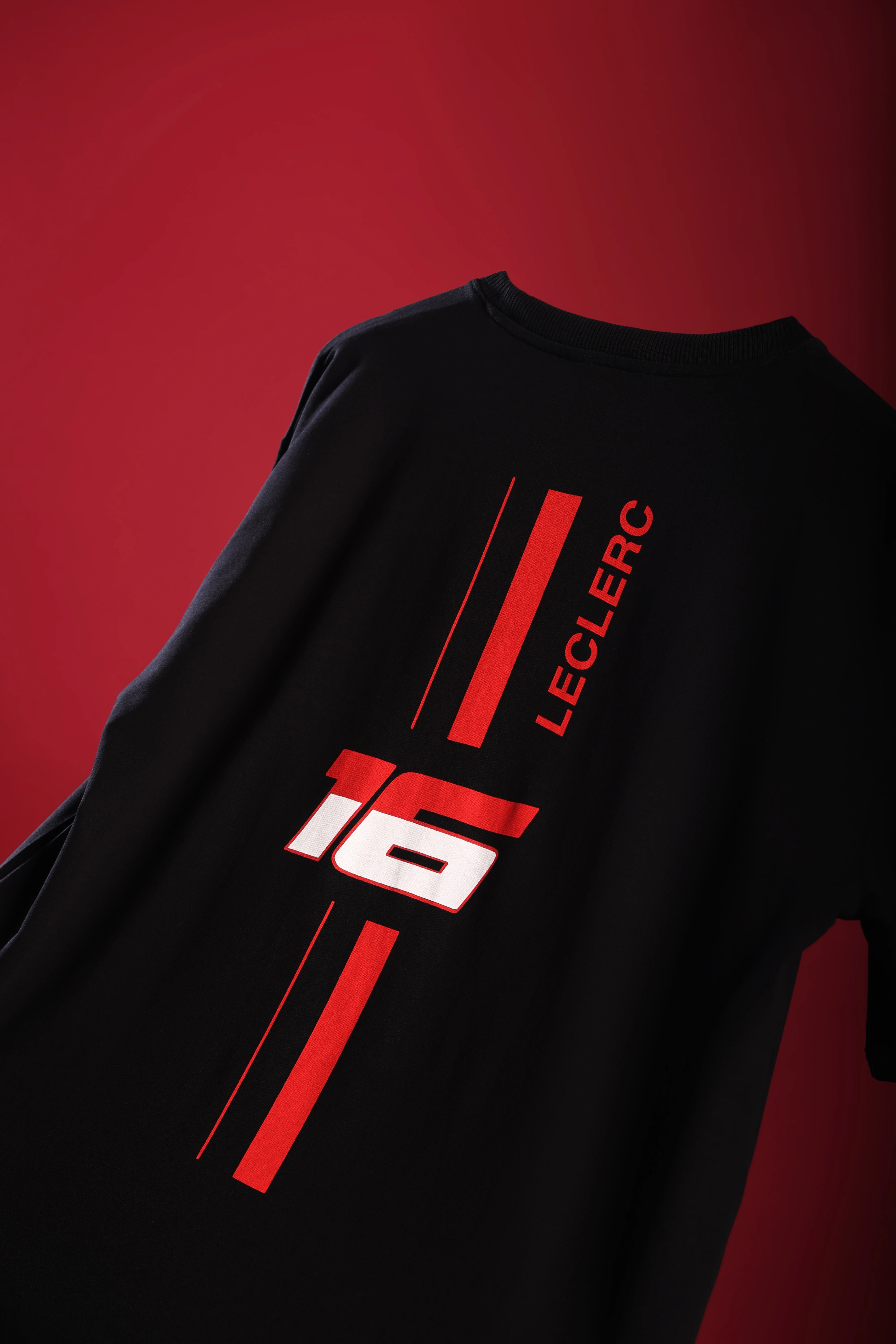 Men's Black Formula 1 Oversized T-Shirt