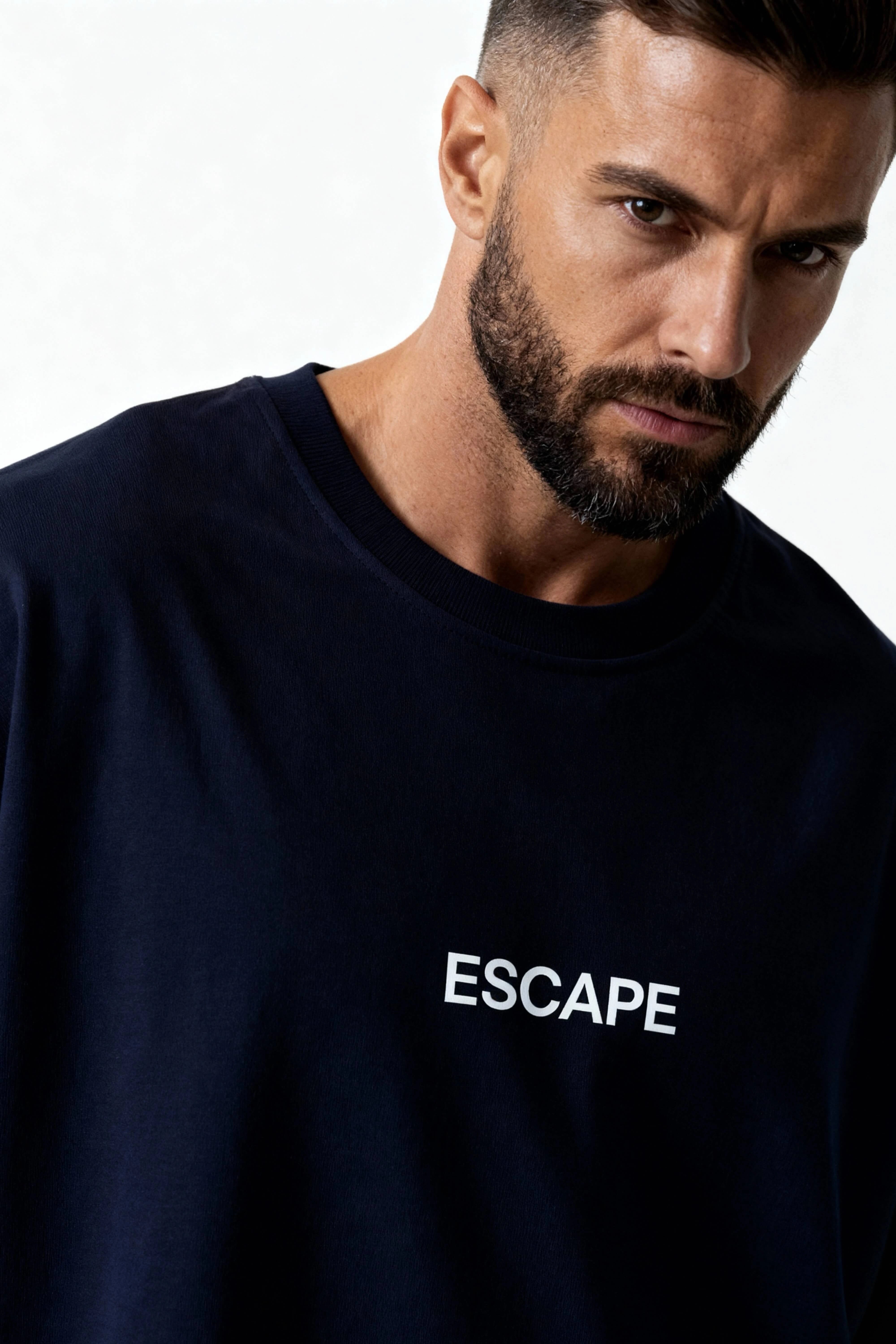 Oversized Blue T-Shirt – Escape
