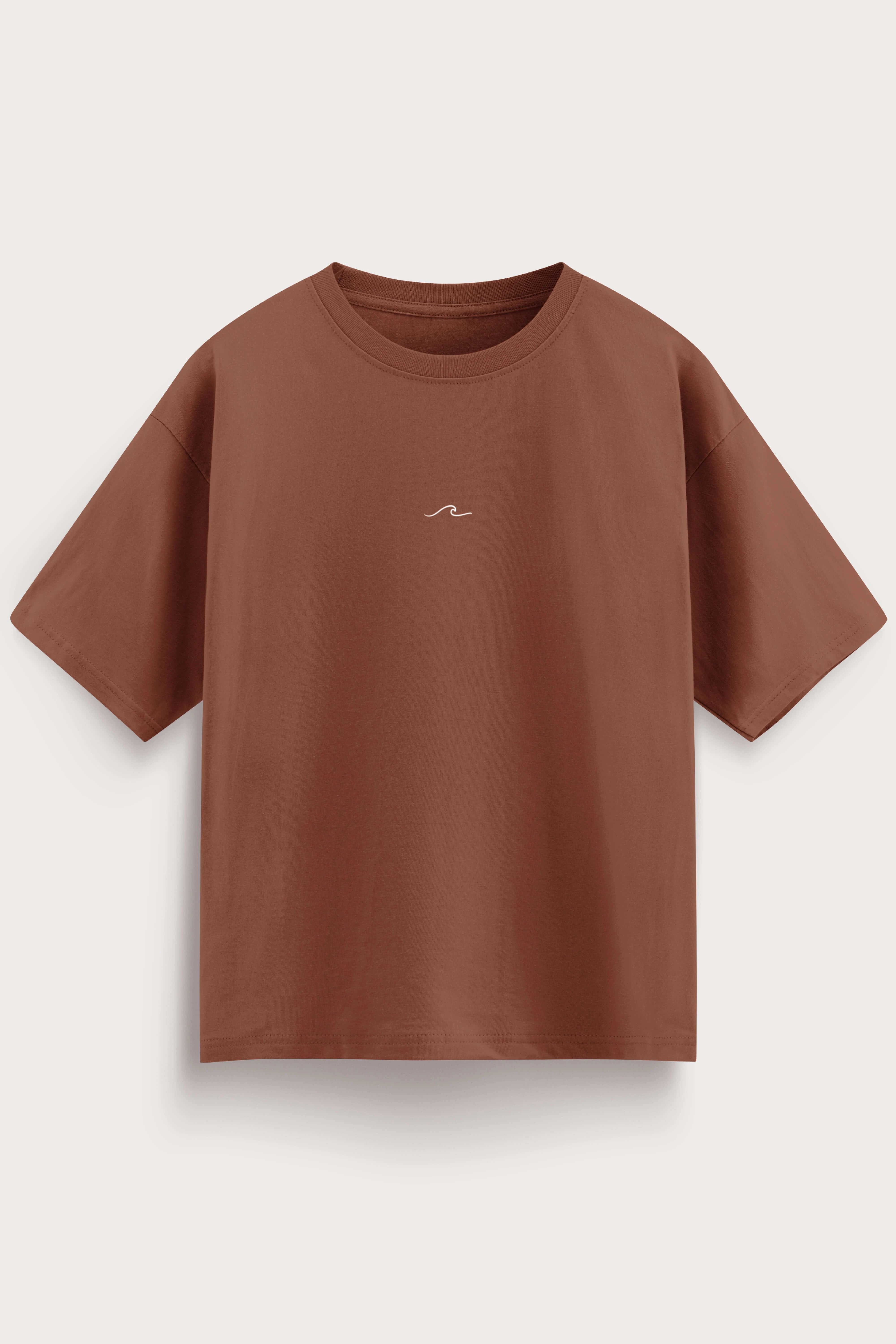 Oversized Brown T-Shirt – Born to Discover
