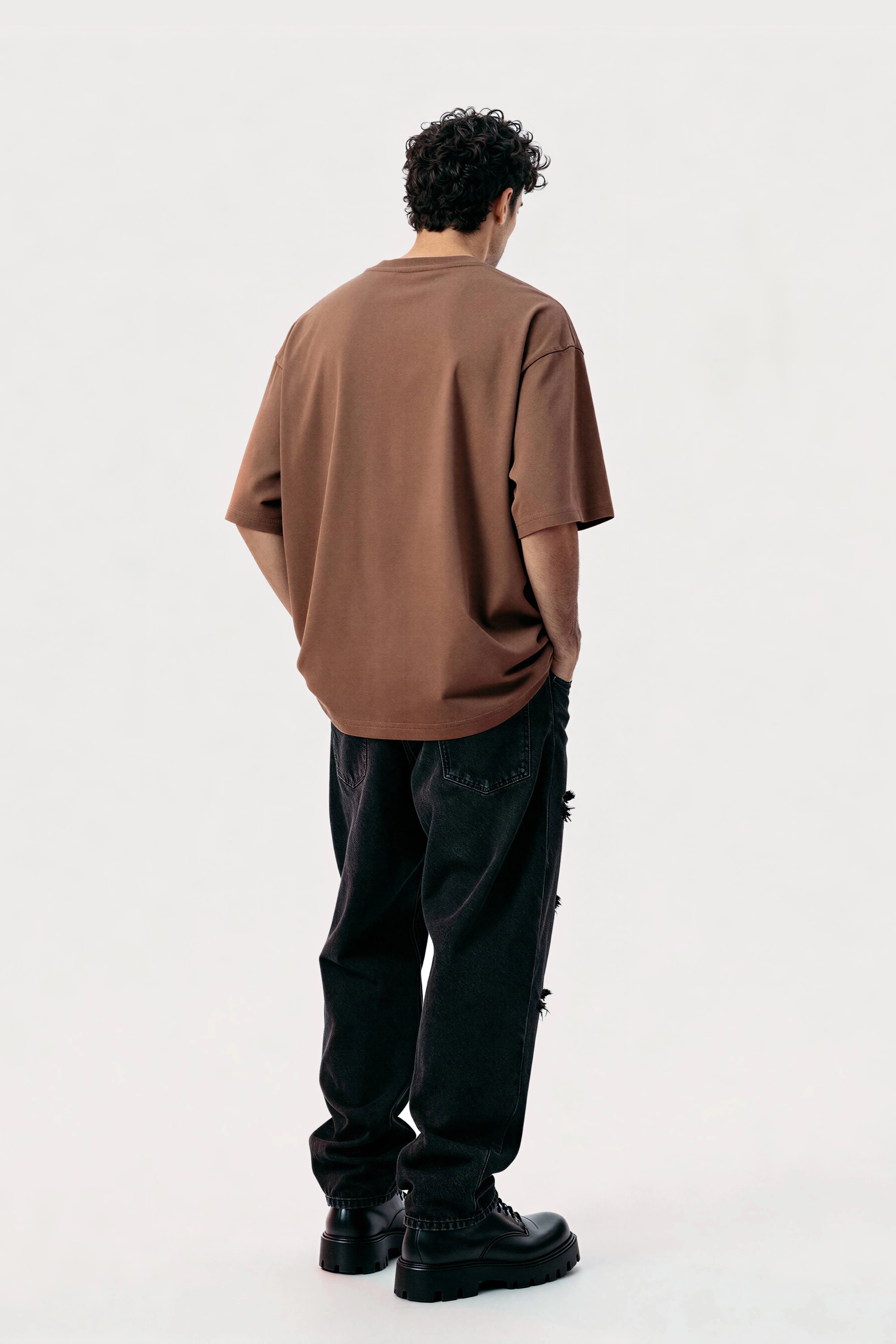 Oversized Brown T-Shirt – Explore