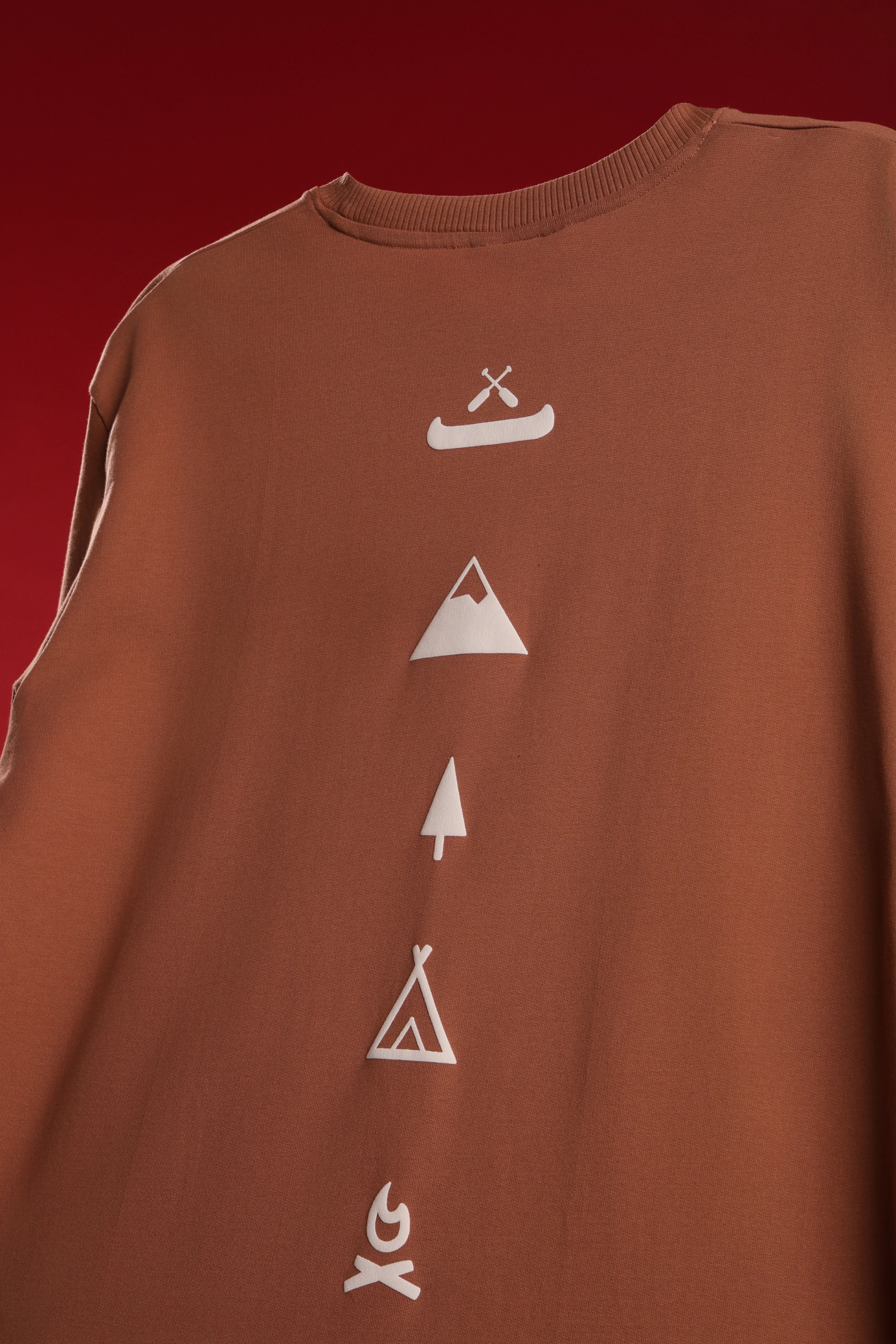 Oversized Brown T-Shirt – Escape