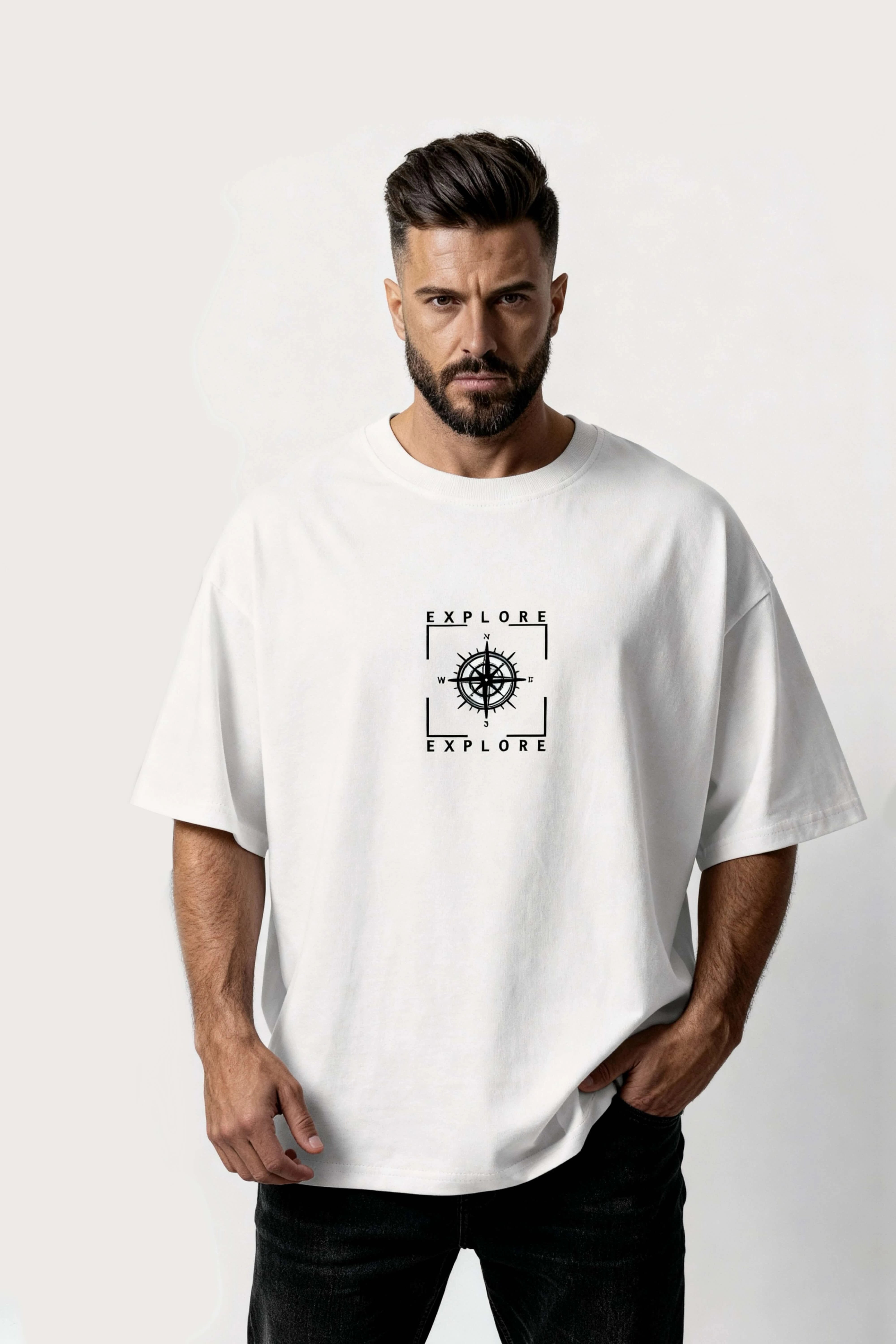 Oversized White T-Shirt – Explore